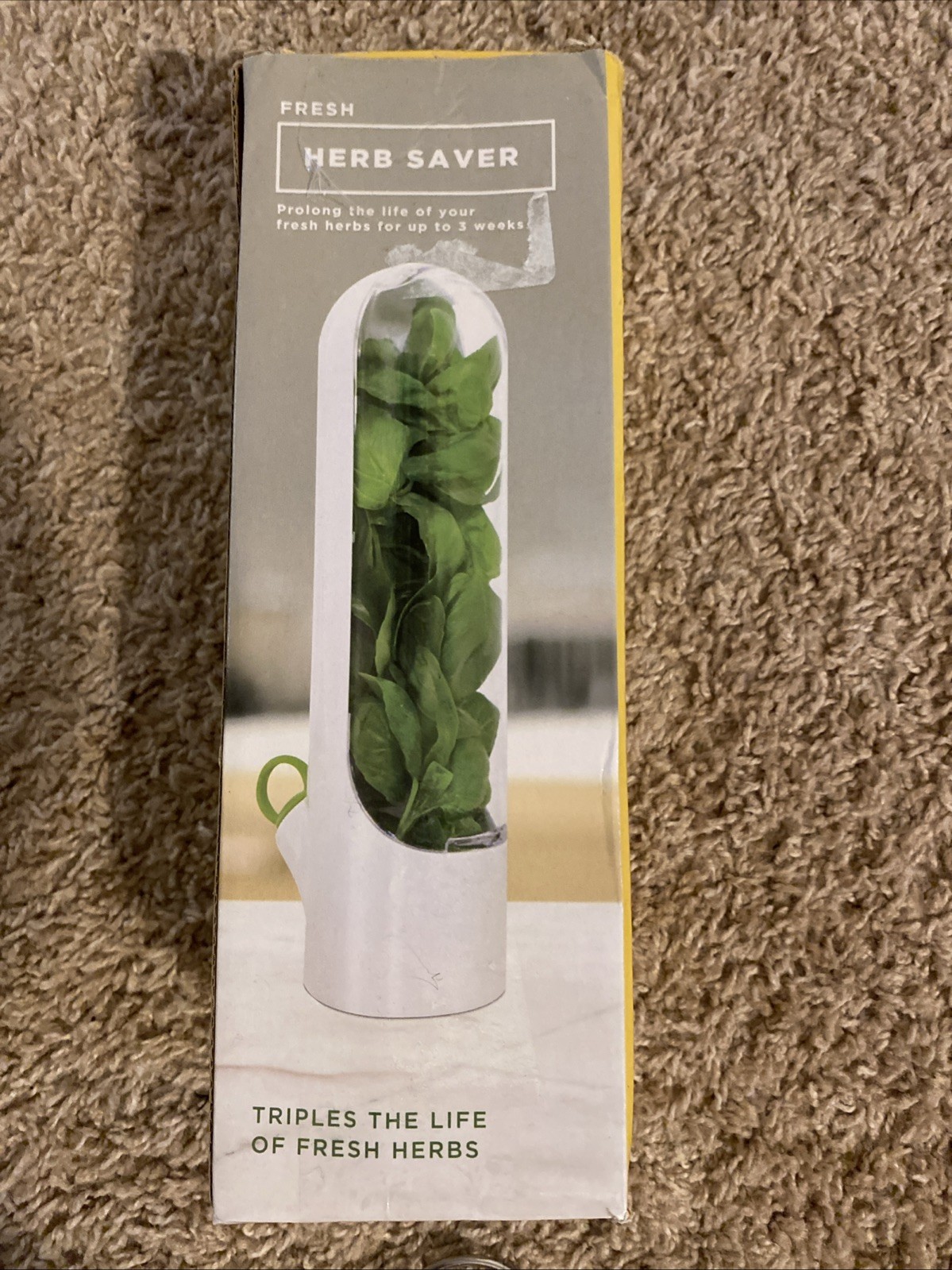 Fresh Herb Saver NEW In Box – Triples the life of fresh herbs – WOW!