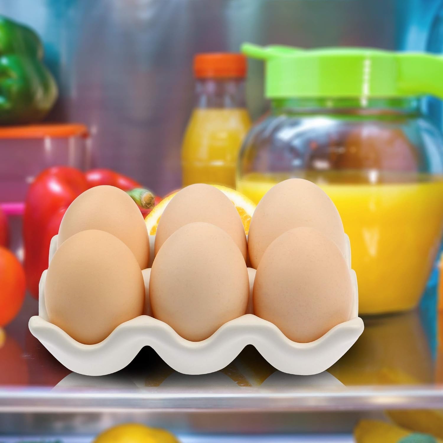 6 Cups Egg Tray Serveware, Eggs Dispenser, Egg Holder Set Kitchen Restaurant …