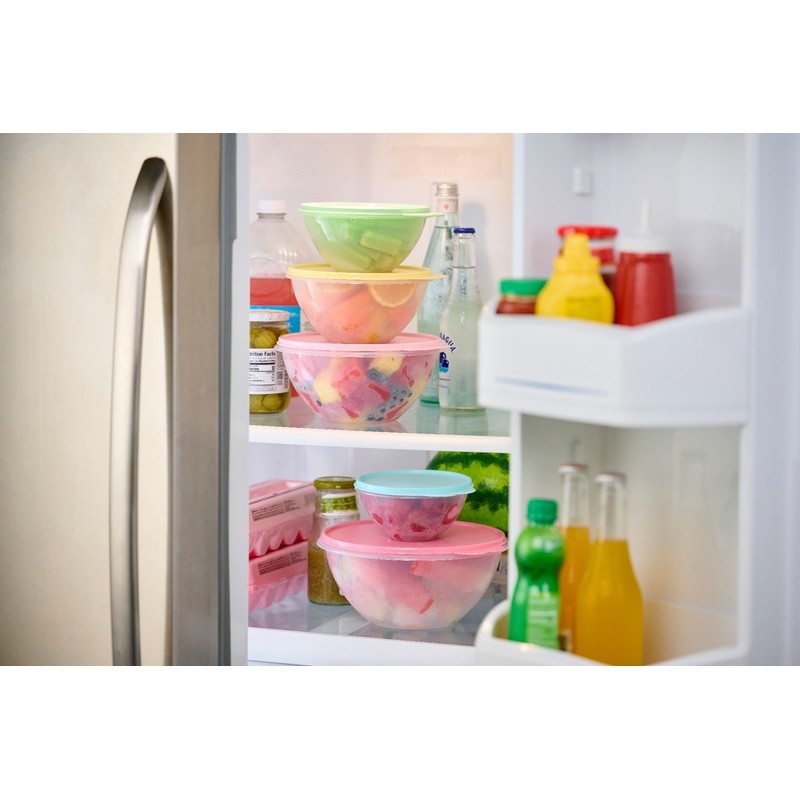 Wonderlier 5 Bowl Set Leakproof Food Storage Containers Nesting BPA Free New