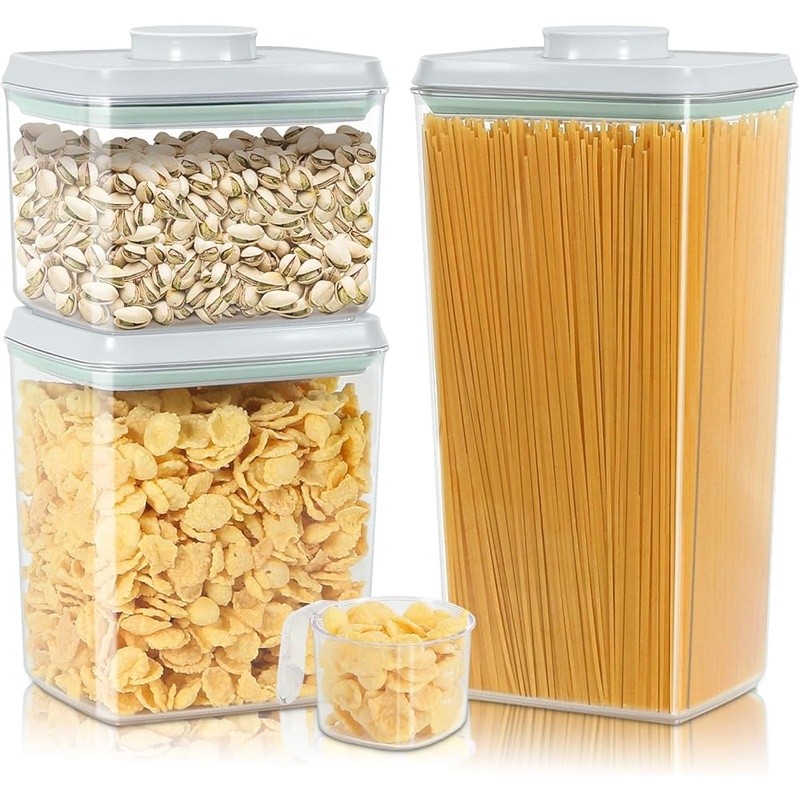 Airtight Versatile Food Storage Containers Rice Flour Snacks Pet Food 6.87Qt New