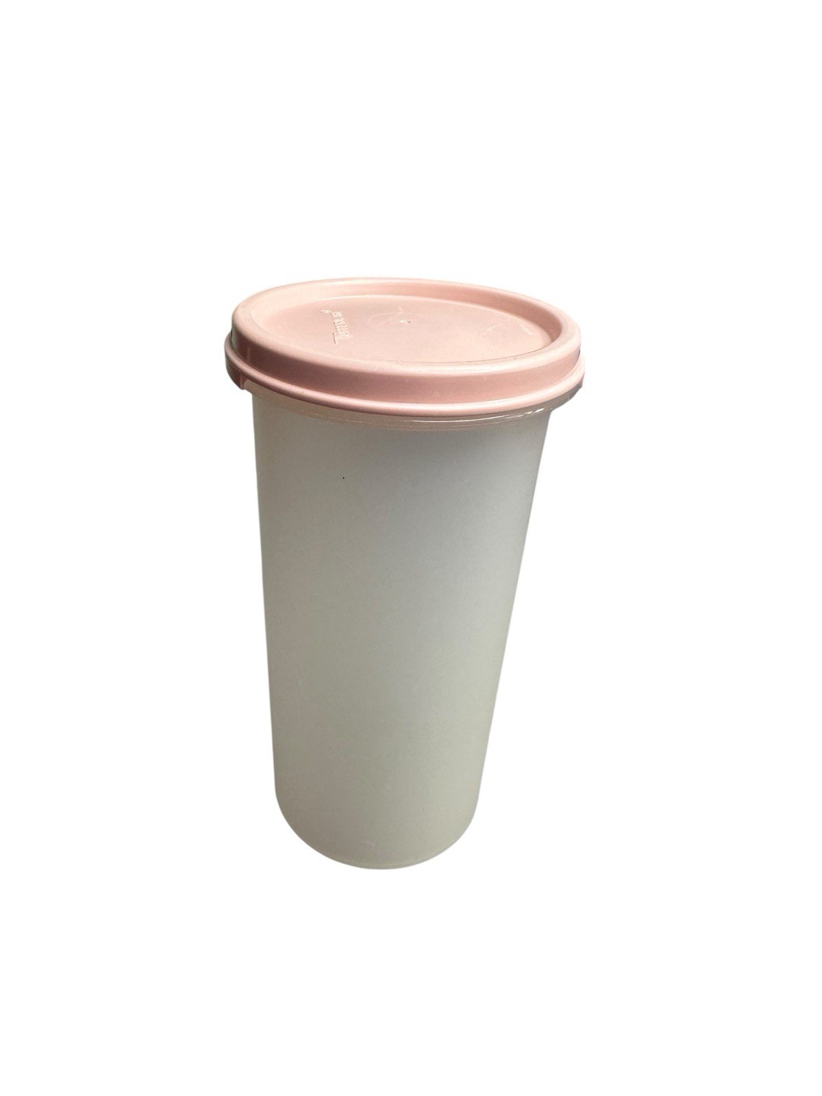 Vintage Tupperware Modular Mate #1641-32 Container w Pink Lid #1607-10