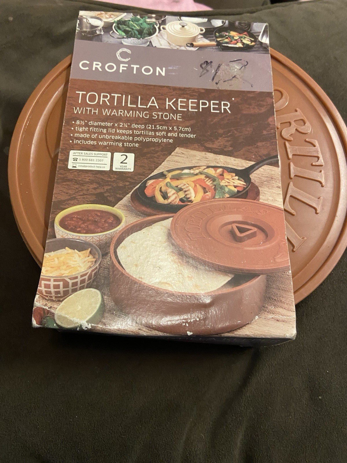 Crofton Tortilla Keeper With Warming Stone