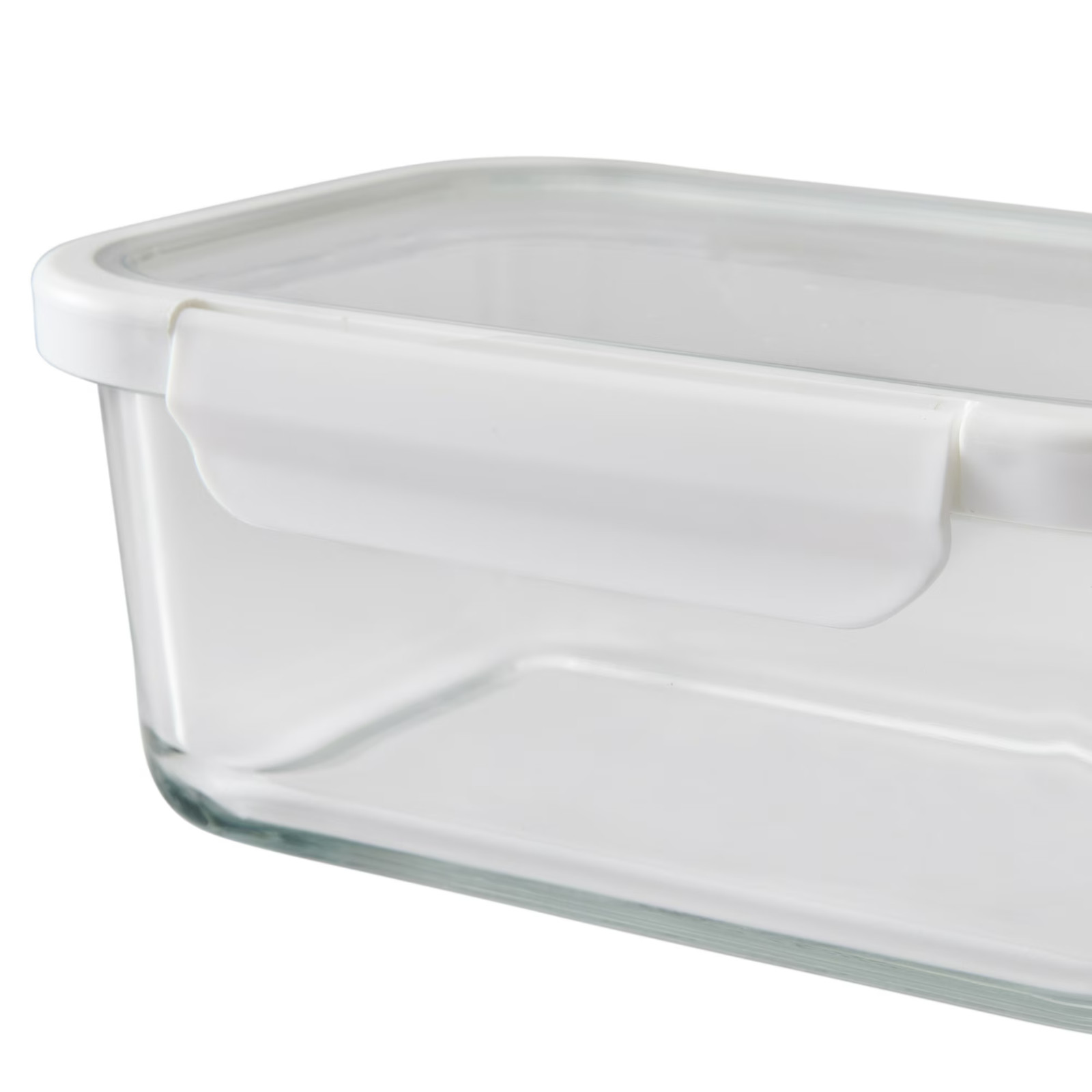 (4 pack) Better Homes & Gardens 4Cup Rectangle Glass Food Storage Container with