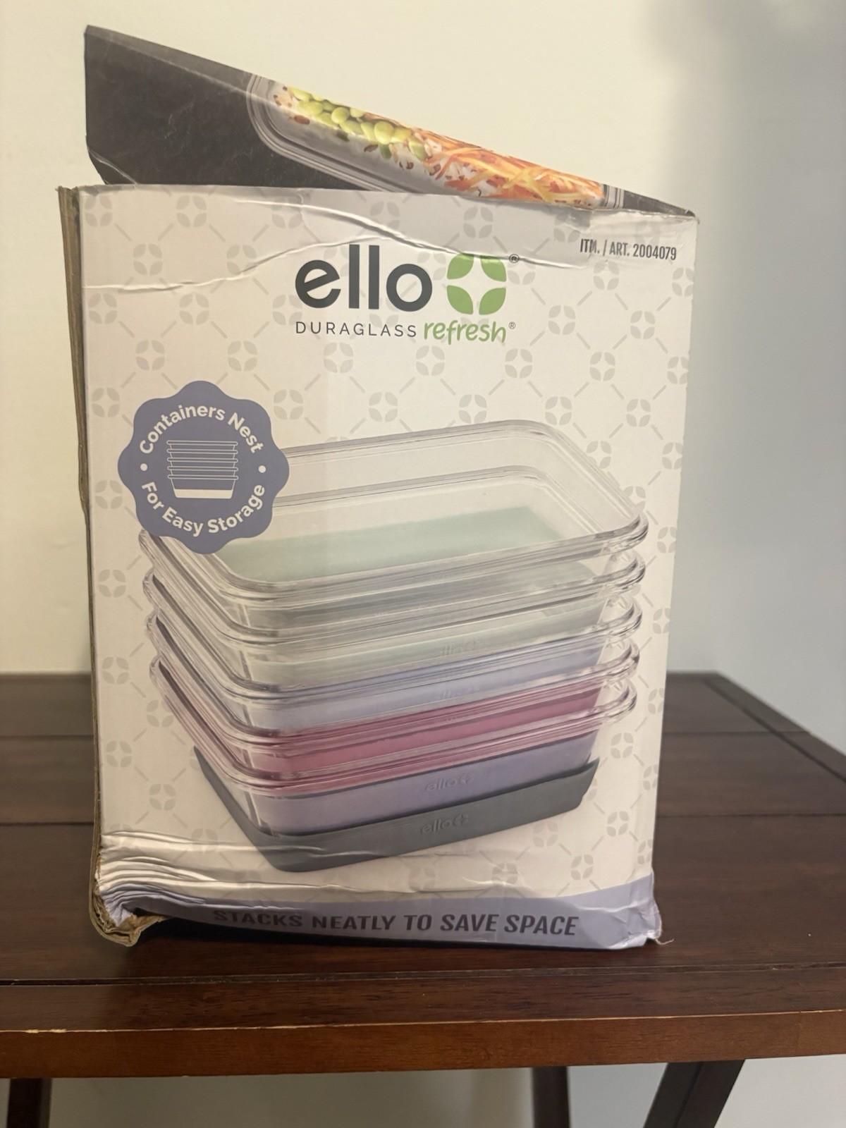 Ello Duraglass Refresh Leakproof Airtight Glass Meal Prep Set, 10 PC BRAND NEW