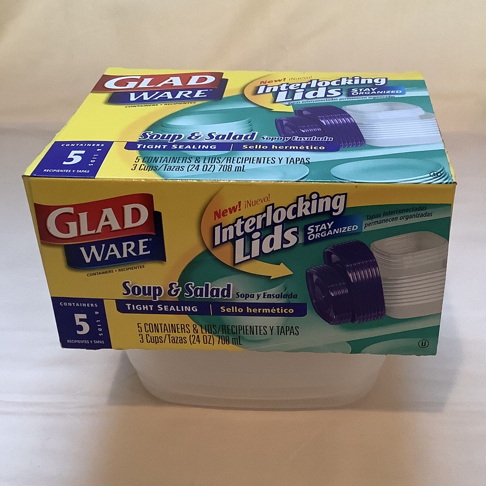 GladWare Soup & Salad Everyday Use | Medium Rectangle Storage