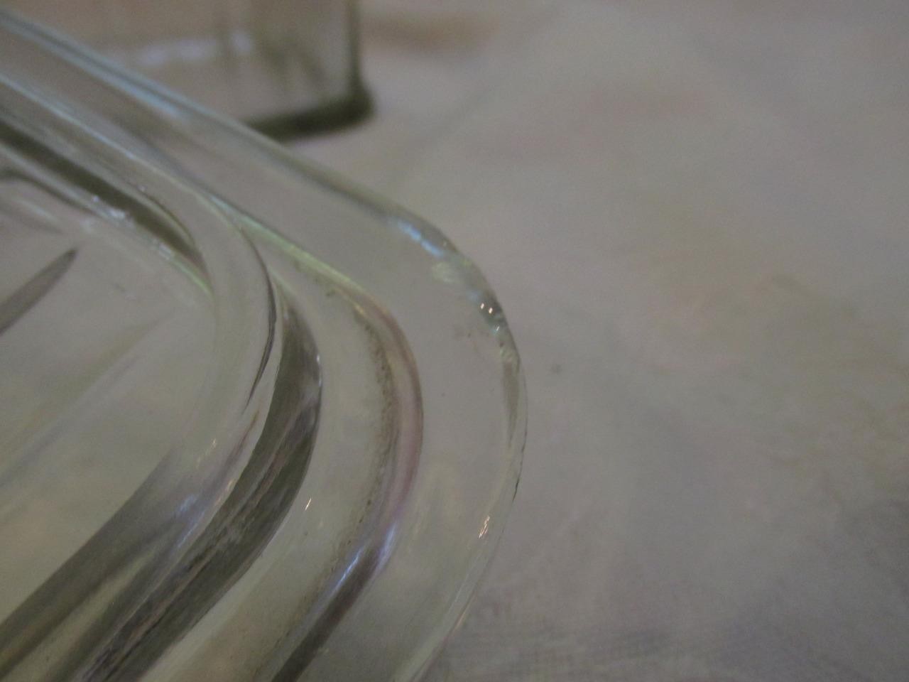 Vintage GE General Electric 8-1/2″ Sq Clear Refrigerator Dish w/Lid – EXC Cond