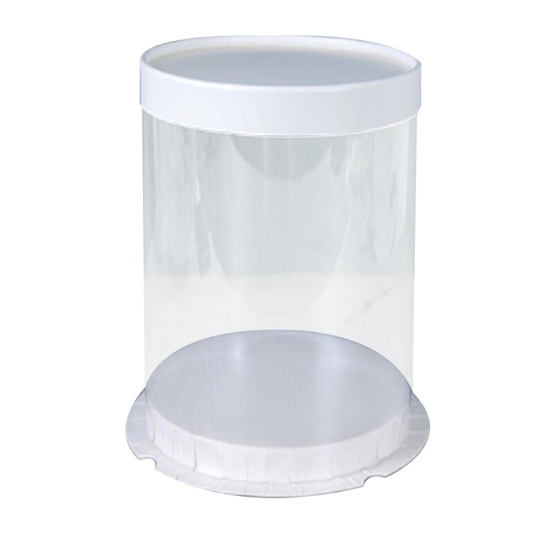 Transparent Round Gift Box Cake Boxes Birthday Wedding Dessert Wrapping for Case