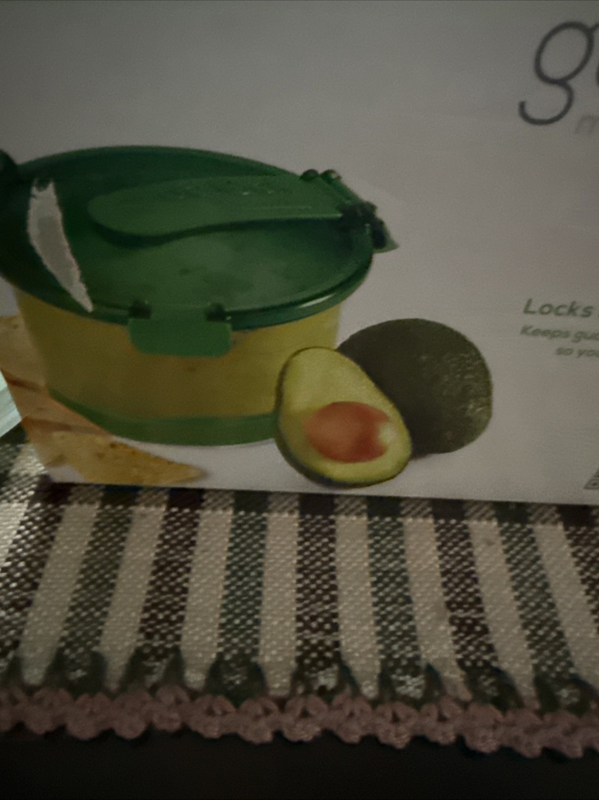 2 XCasabella GuacLock Container American Guacamole Bowl W Lid Airtight BPA-FREE
