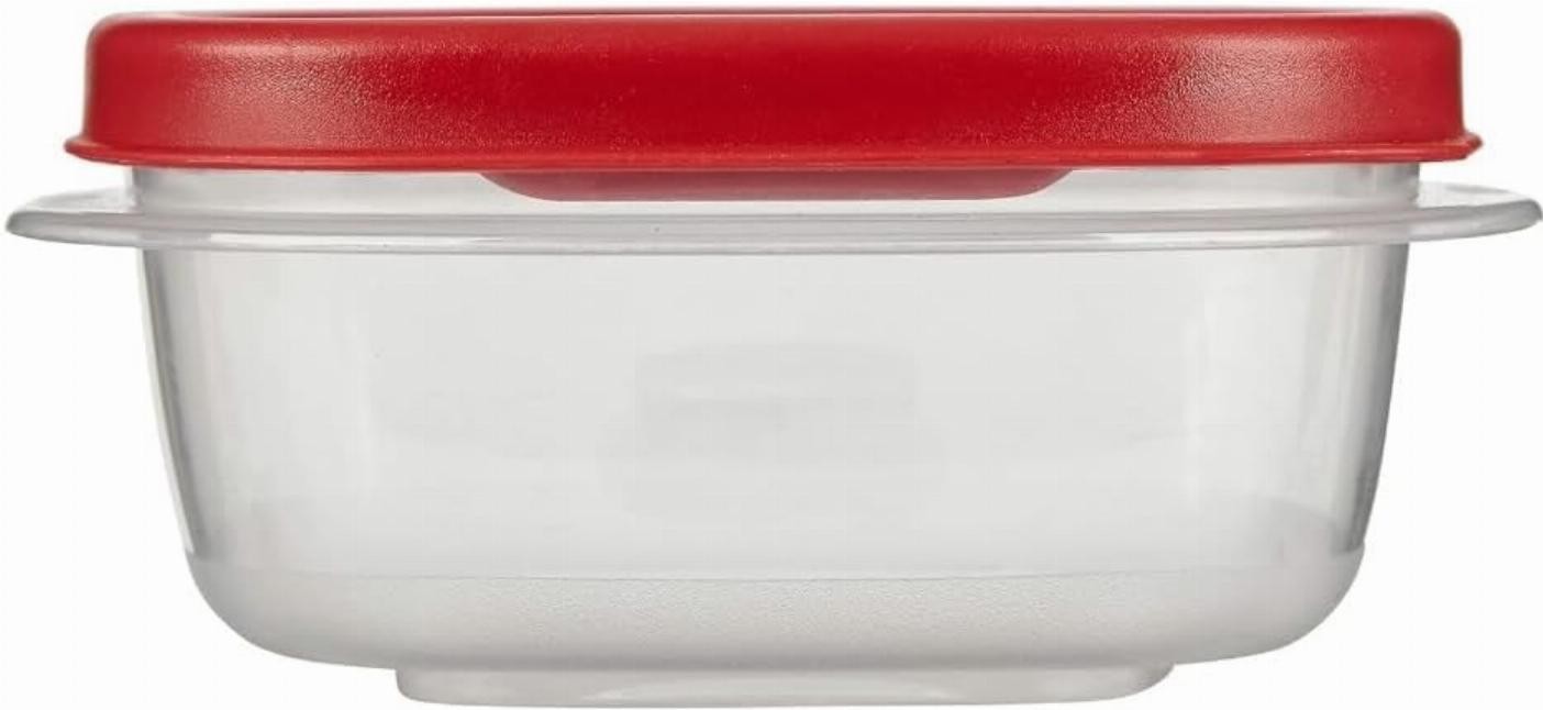 4 Pack Airtight Food Storage Containers Snack Prep Leakproof Stackable BPA Free