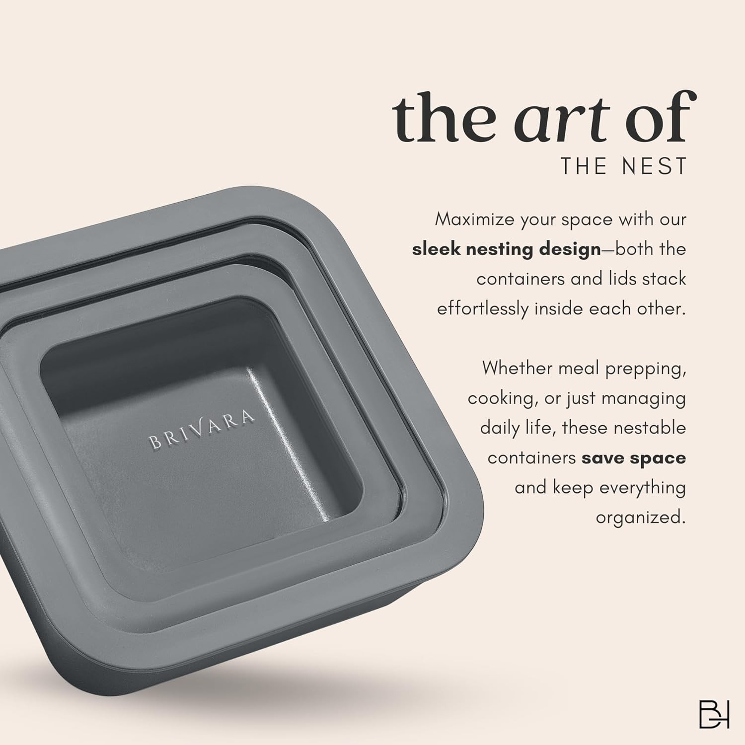 Ceramic Coated Glass Food Storage Container | No PTFE, PFOA, PFAS, and BPA | Reu