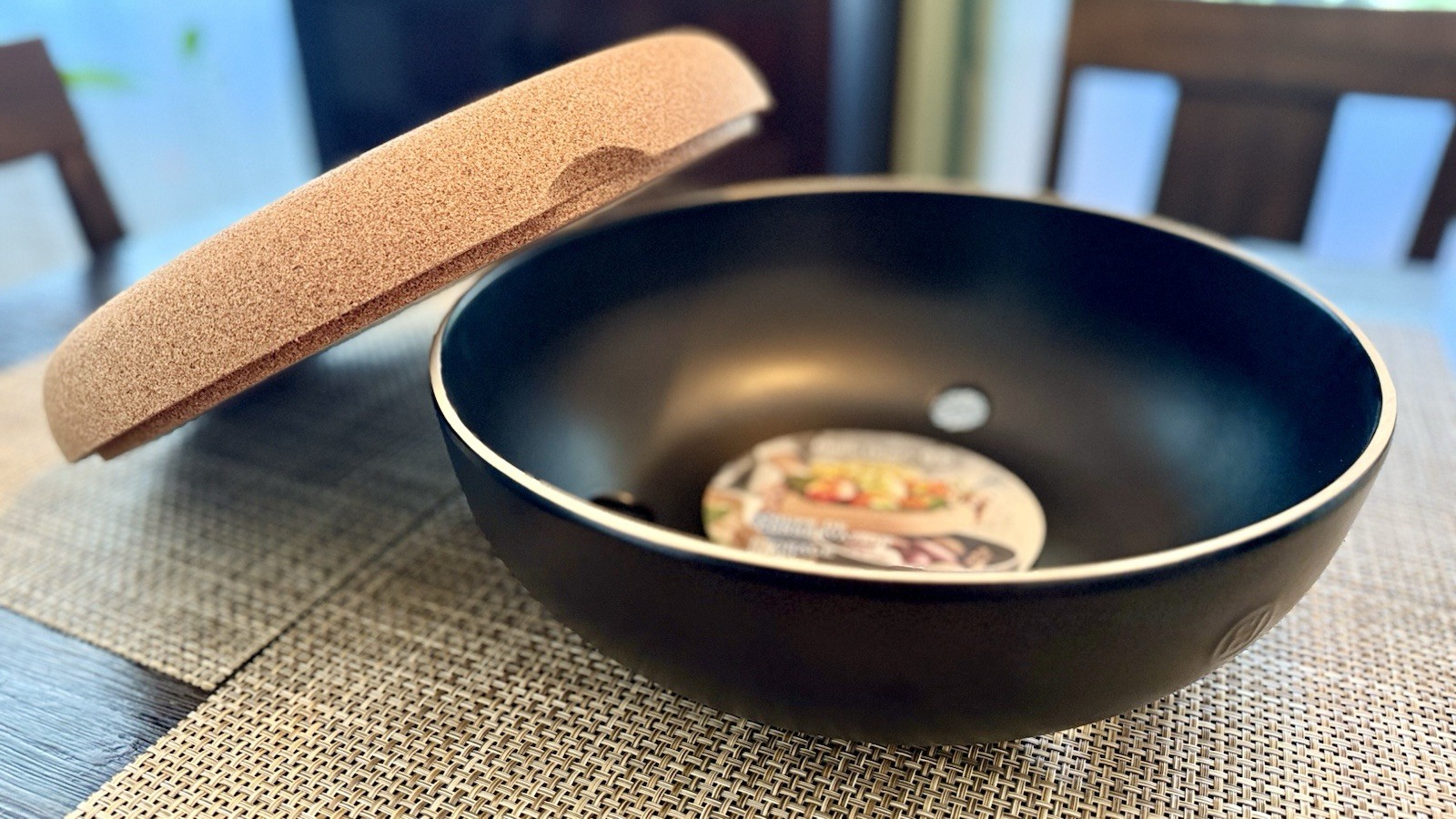 Emile Henry Made in France Large Storage Bowl Black
