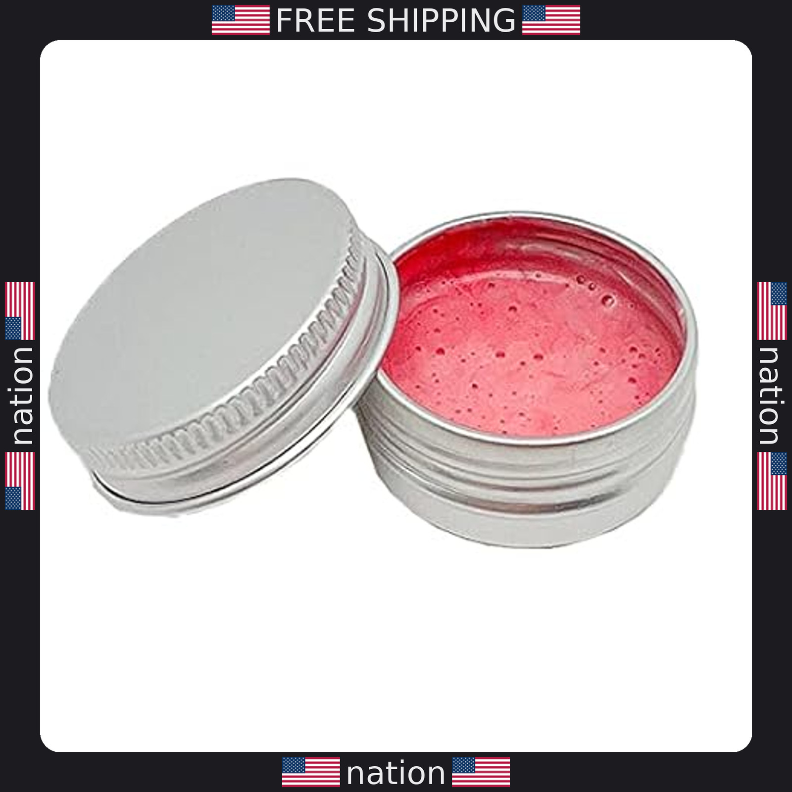 30 Pack 0.5 oz Aluminum Screw Lid Jar – Round Refillable Containers (15 ml)