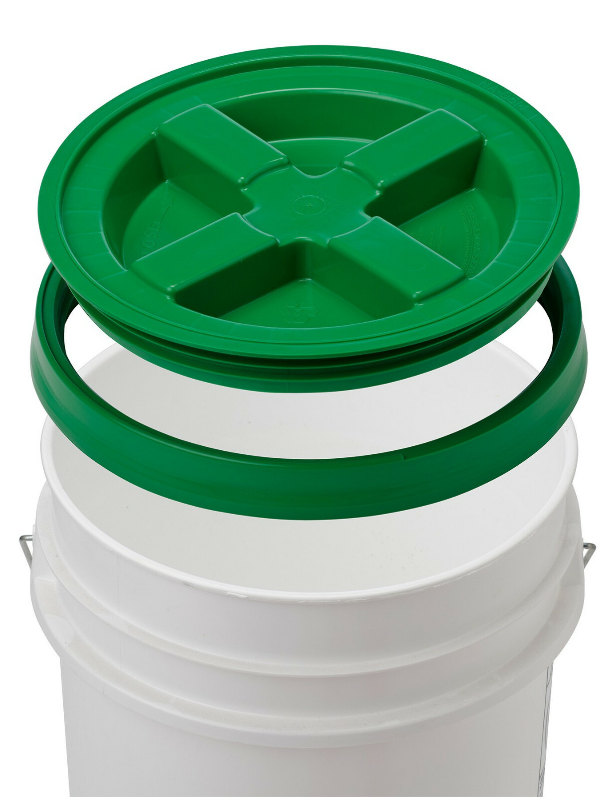 3.5 Gallon Food Grade BPA Free Buckets with Screw On Air Tight Lids (Pack of 5)
