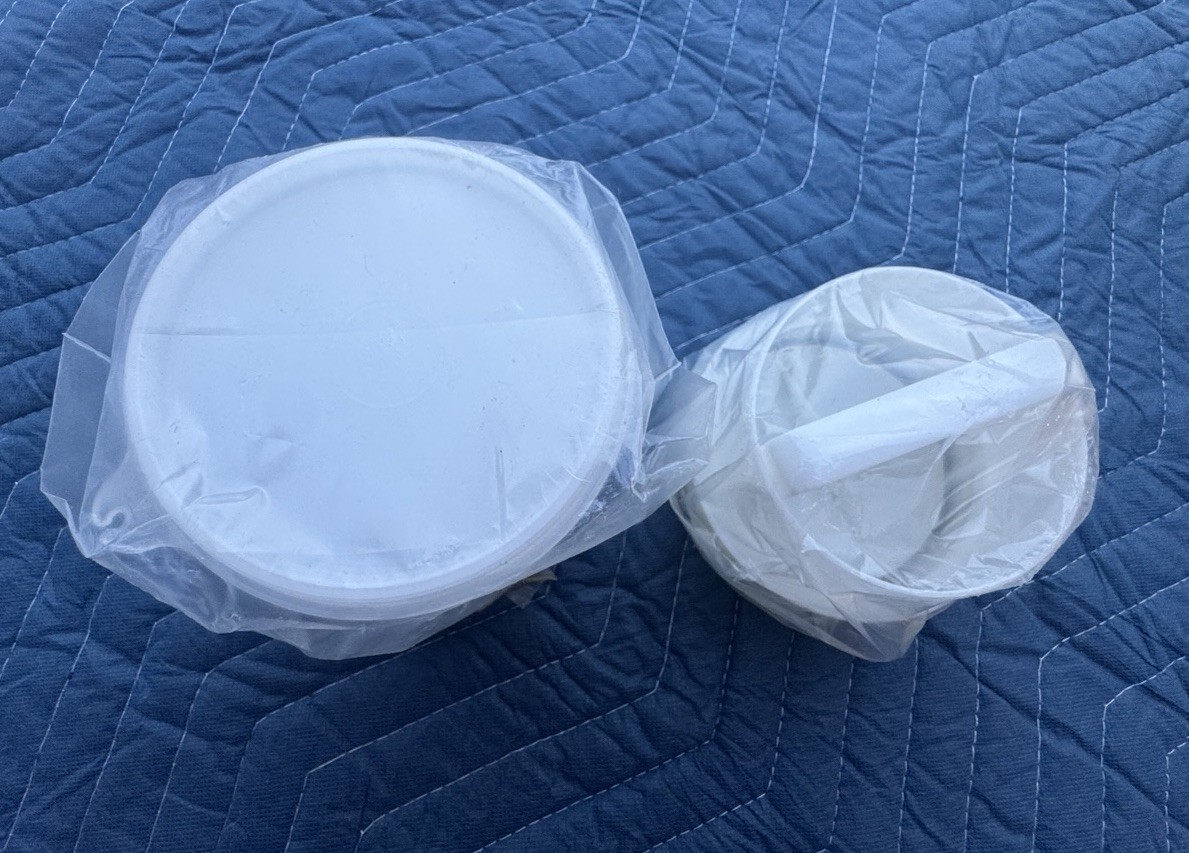 Vintage Tupperware Hamburger Press Keepers Set NOS New Sealed Deadstock