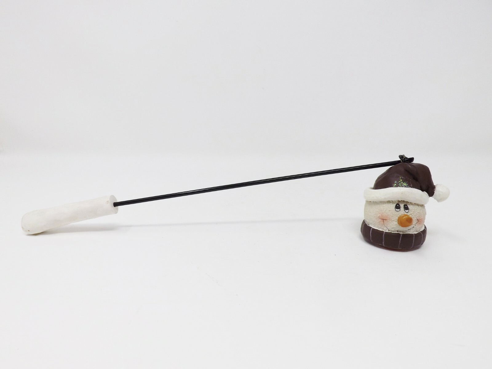 Resin Holiday Snowman Candle Snuffer