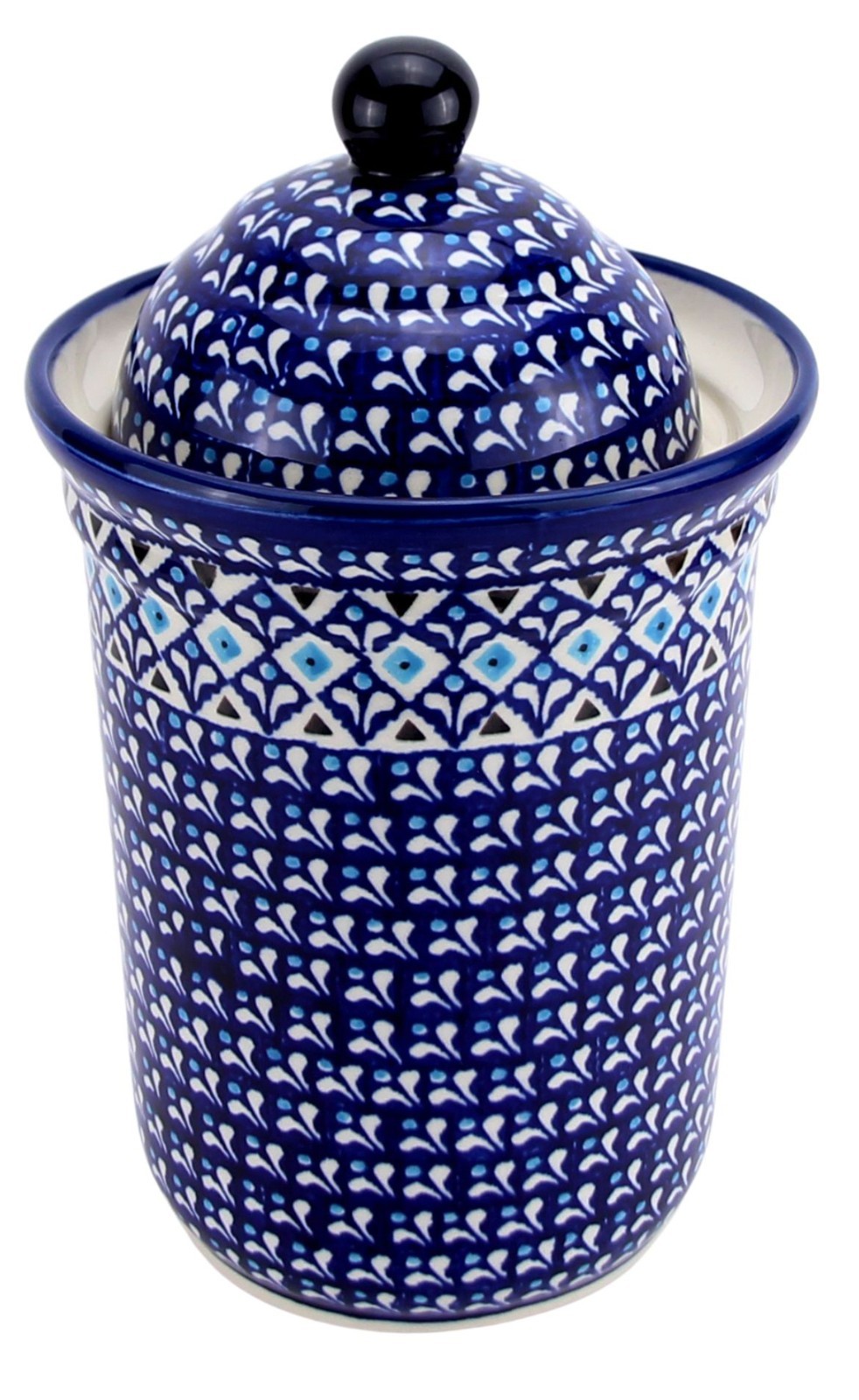 Polish Pottery Market Kitchen Canister by Zaklady Poland – 80 oz.