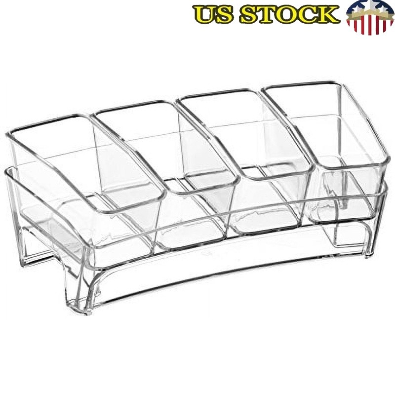 Chilled Condiment Server Tray Appetizers Garnishes Salad Bar Party Essentials US