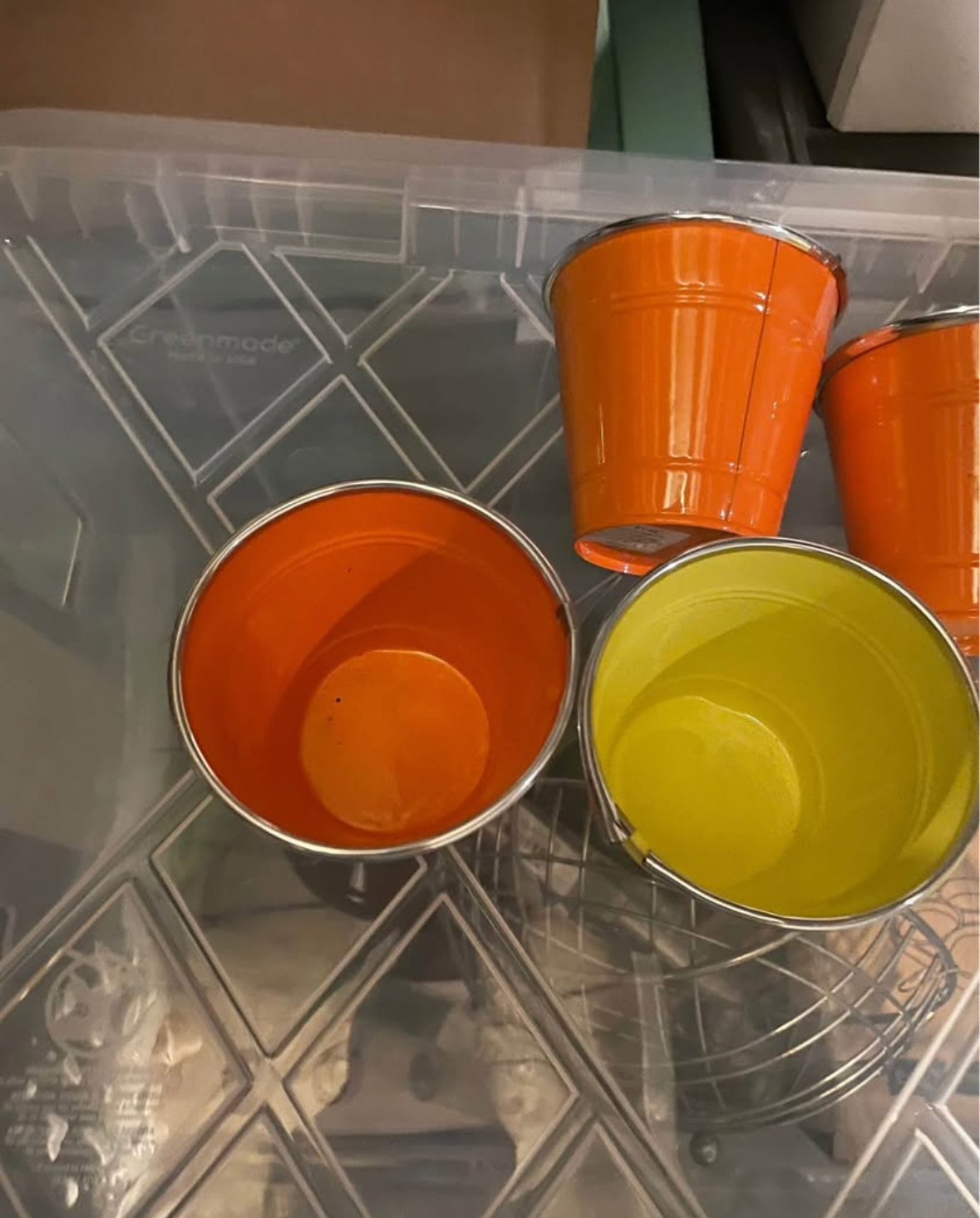 7 Five Inch Pails
