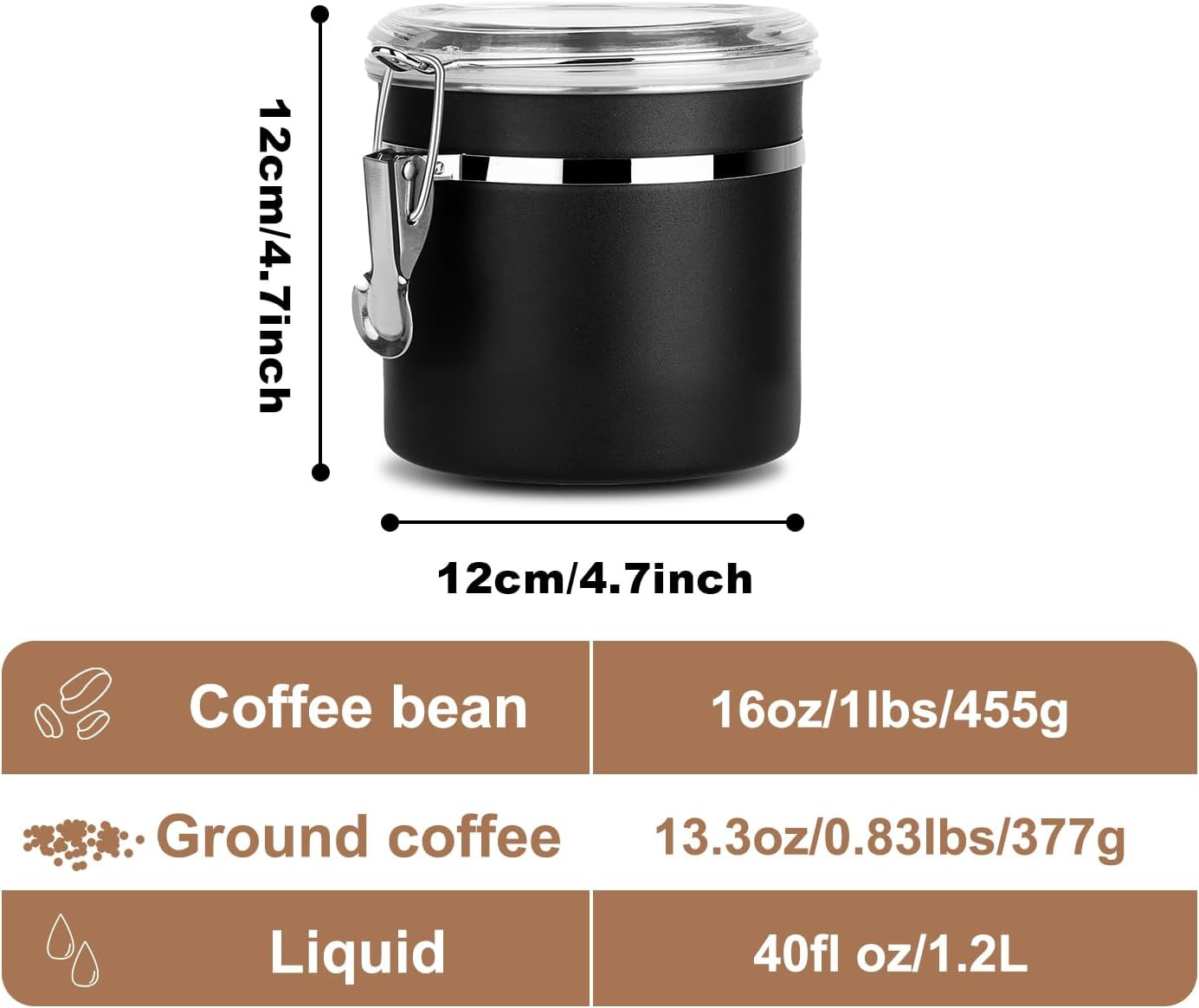 Stainless Steel Food Container with Clear Lids Airtight Storage Container Stacka