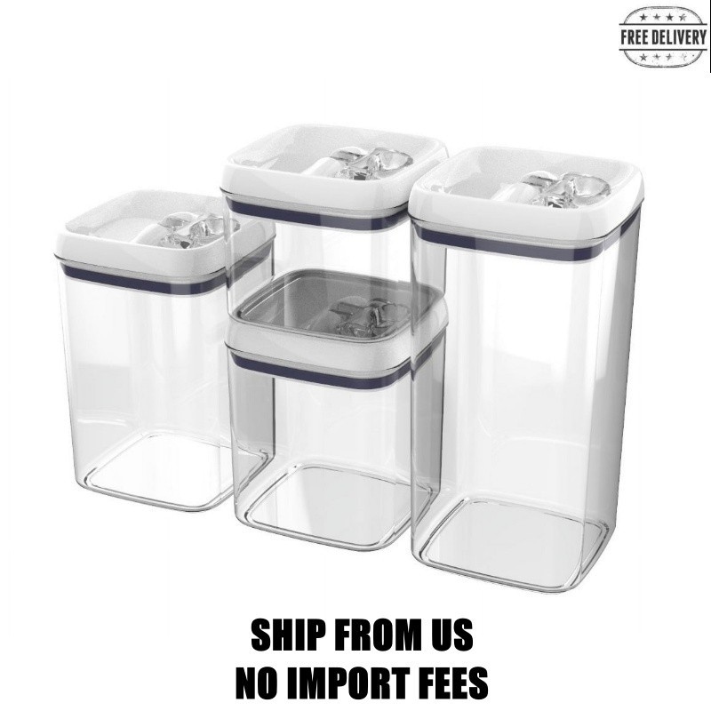 Better Homes & Gardens Flip-Tite 4-Pack Square Food Storage Container Set