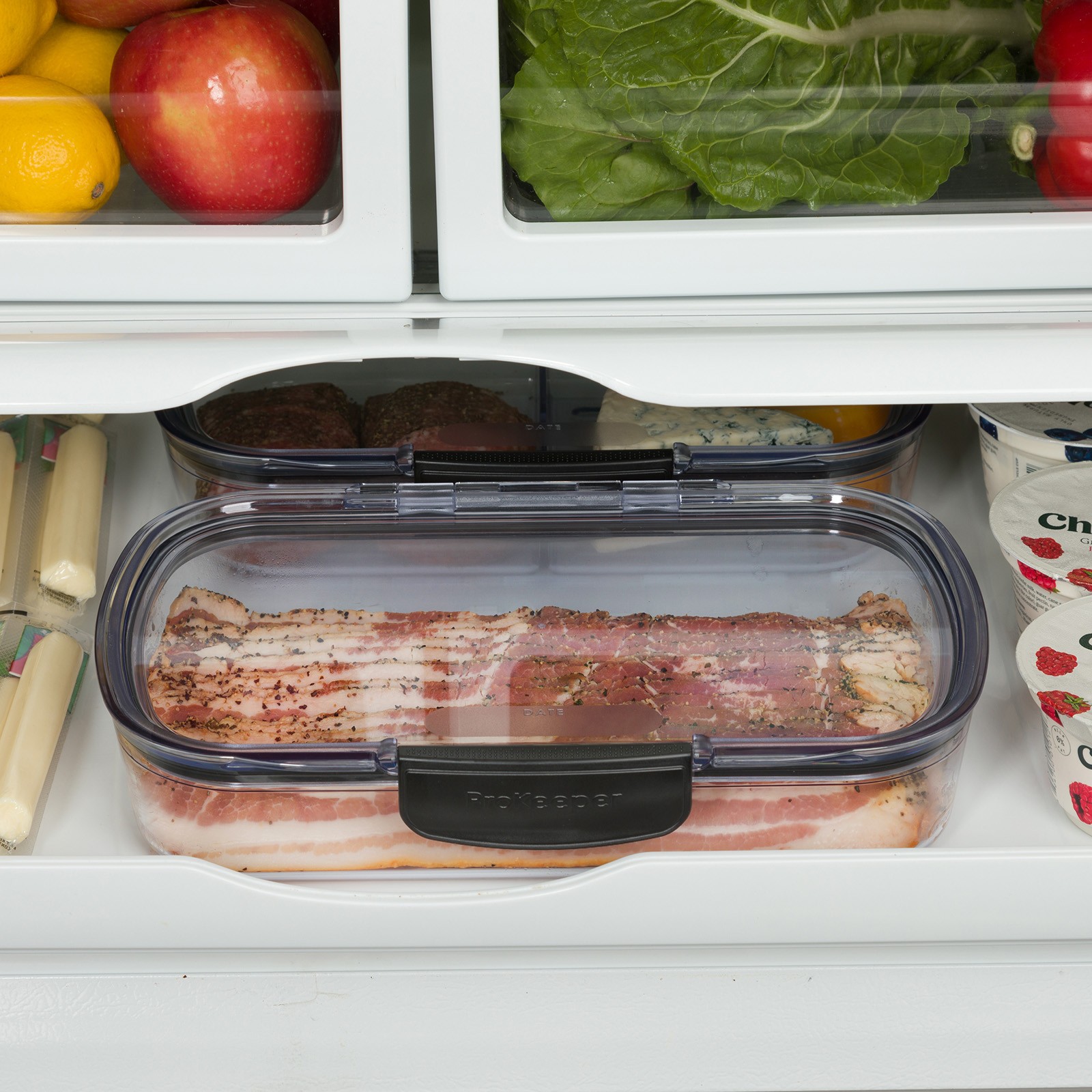 Progressive International ProKeeper+ Airtight Deli Storage Container, Clear
