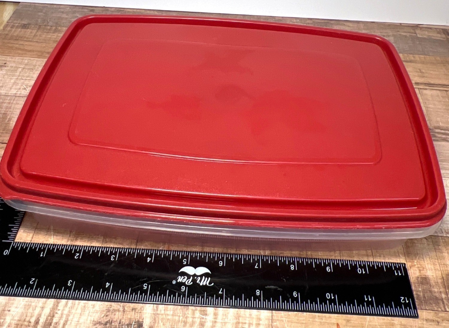 Rubbermaid Red Plastic Deviled Egg Storage Container With Lid – Holds 24 Eggs