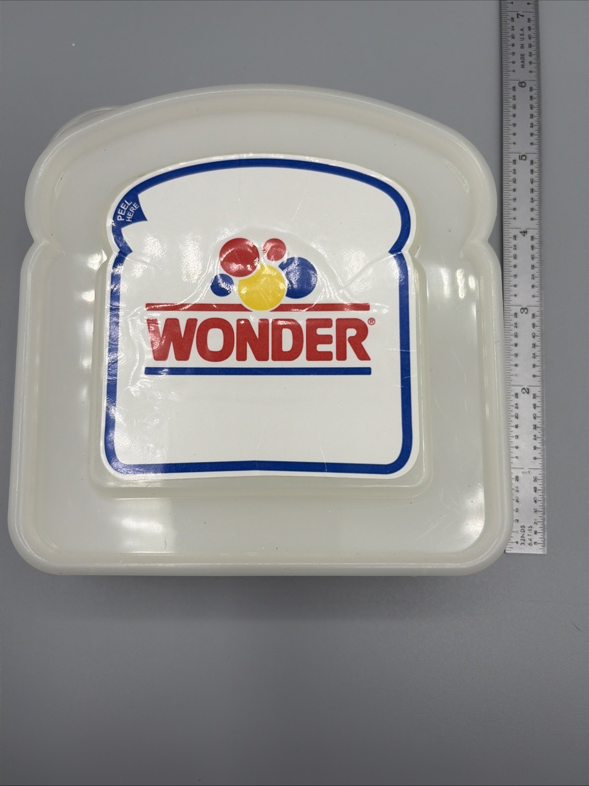 Wonder Bread Sandwich Container Plastic Carry Case