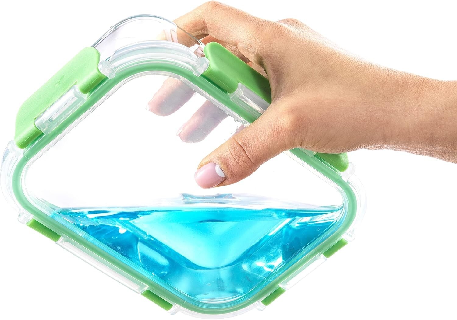 JoyFul 24pc Borosilicate Glass Storage Containers with Lids. 12 Airtight, Freeze
