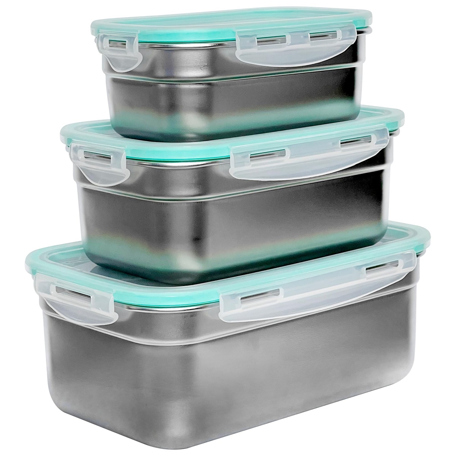 Stainless Steel Food Containers Leak proof & Airtight Lids, Stainless Steel Food