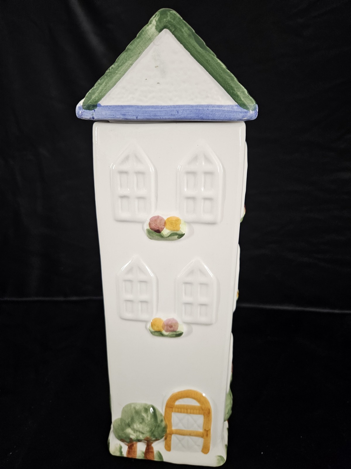 VTG Ceramic Pasta 12″ Canister House Kitchen Storage Jar Tuscan Italian Style