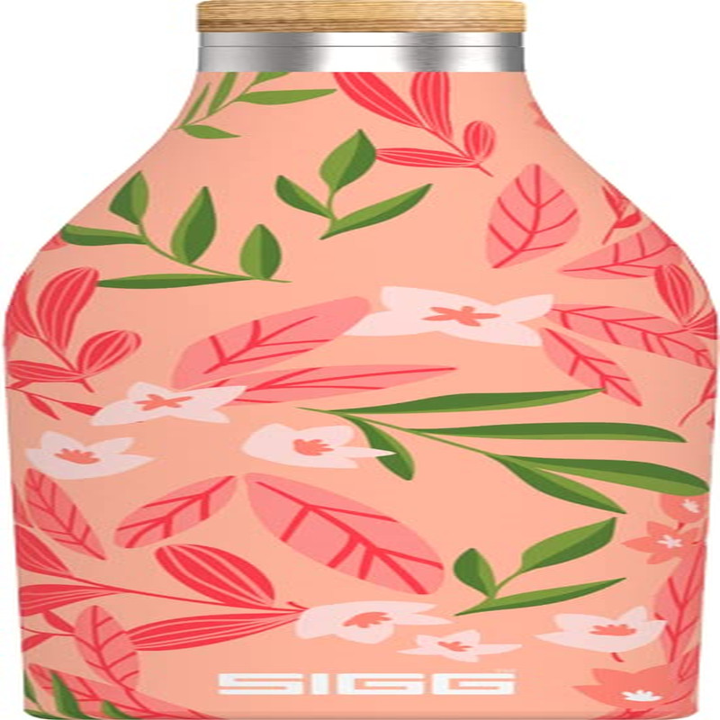 Sigg – Insulated Water Bottle – Meridian Sumatra Flowers – Leakproof Extra-Slim