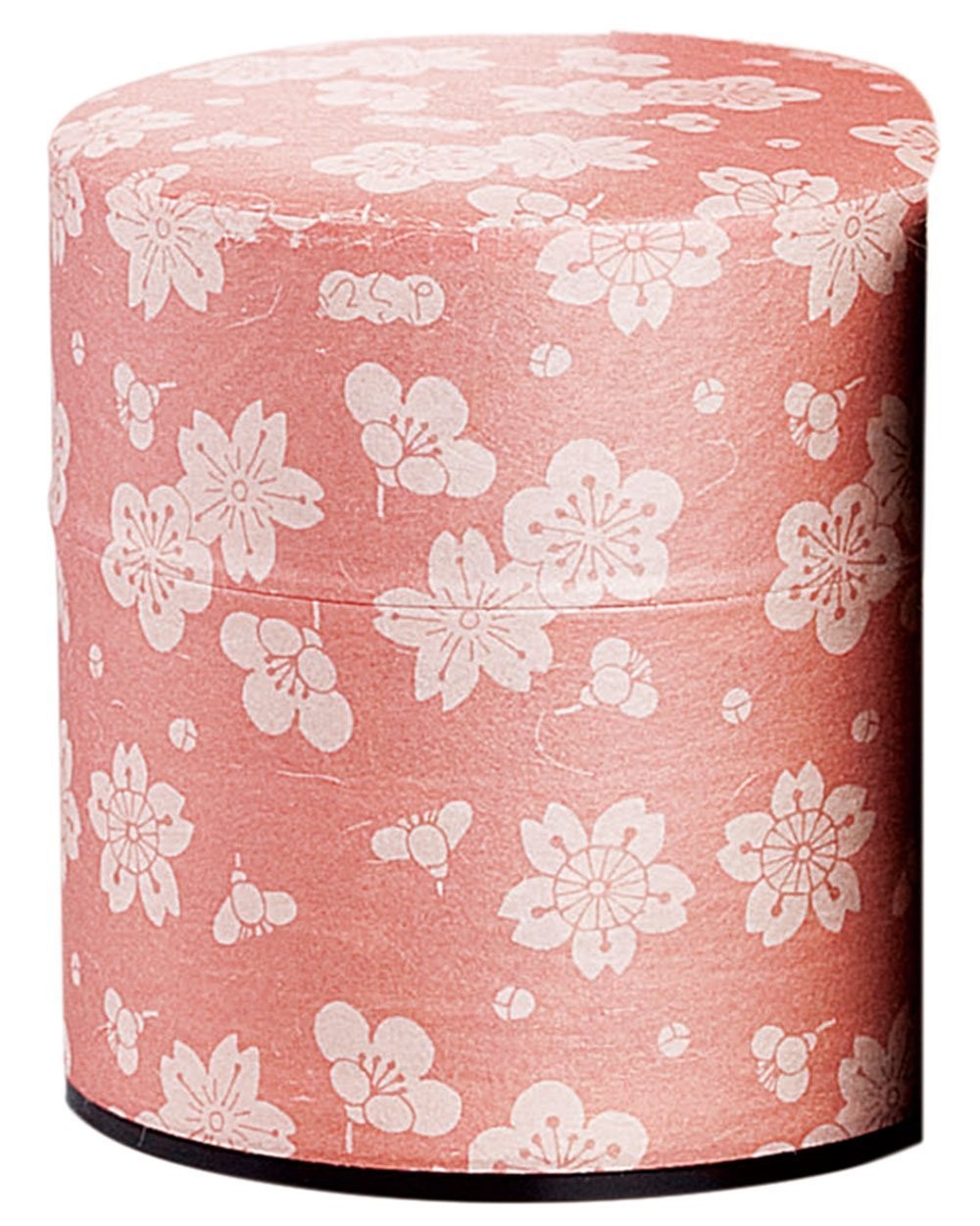 Yamaco Tea Canister Tin S Cherry Blossom Plum Design 84781