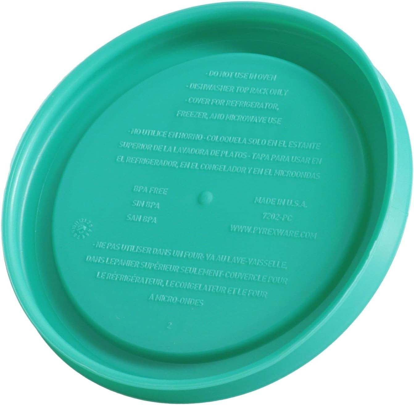 Durable BPA-Free 1-Cup Green Food Storage Lids – 2-Pack for 7202 Bowls