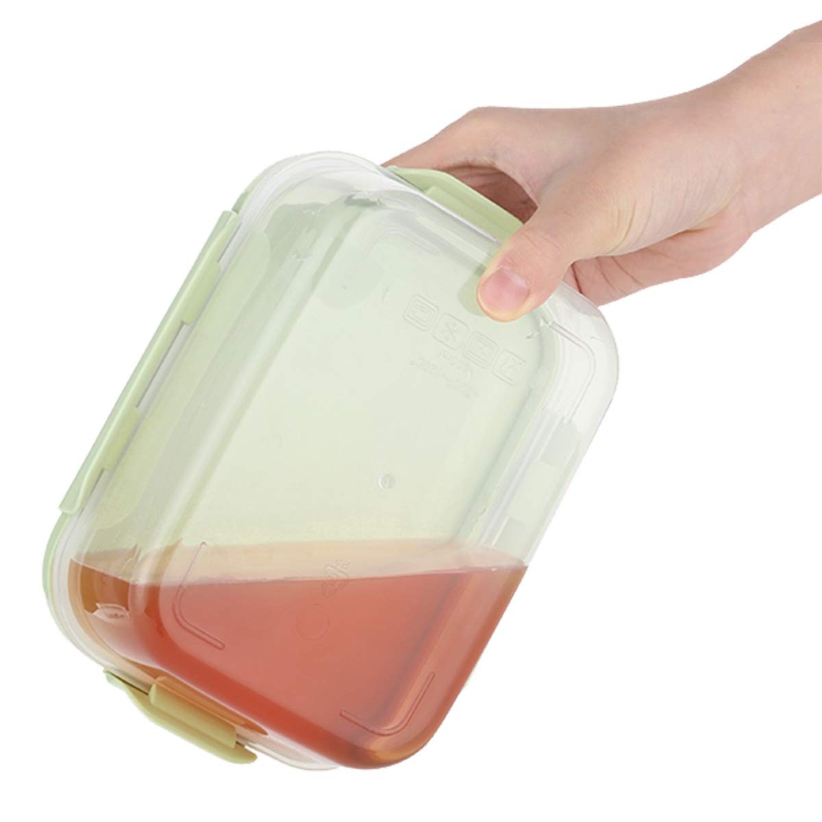 Food Storage Containers Set with Airtight Lids – 3 Pack BPA-Free Plastic Meal…