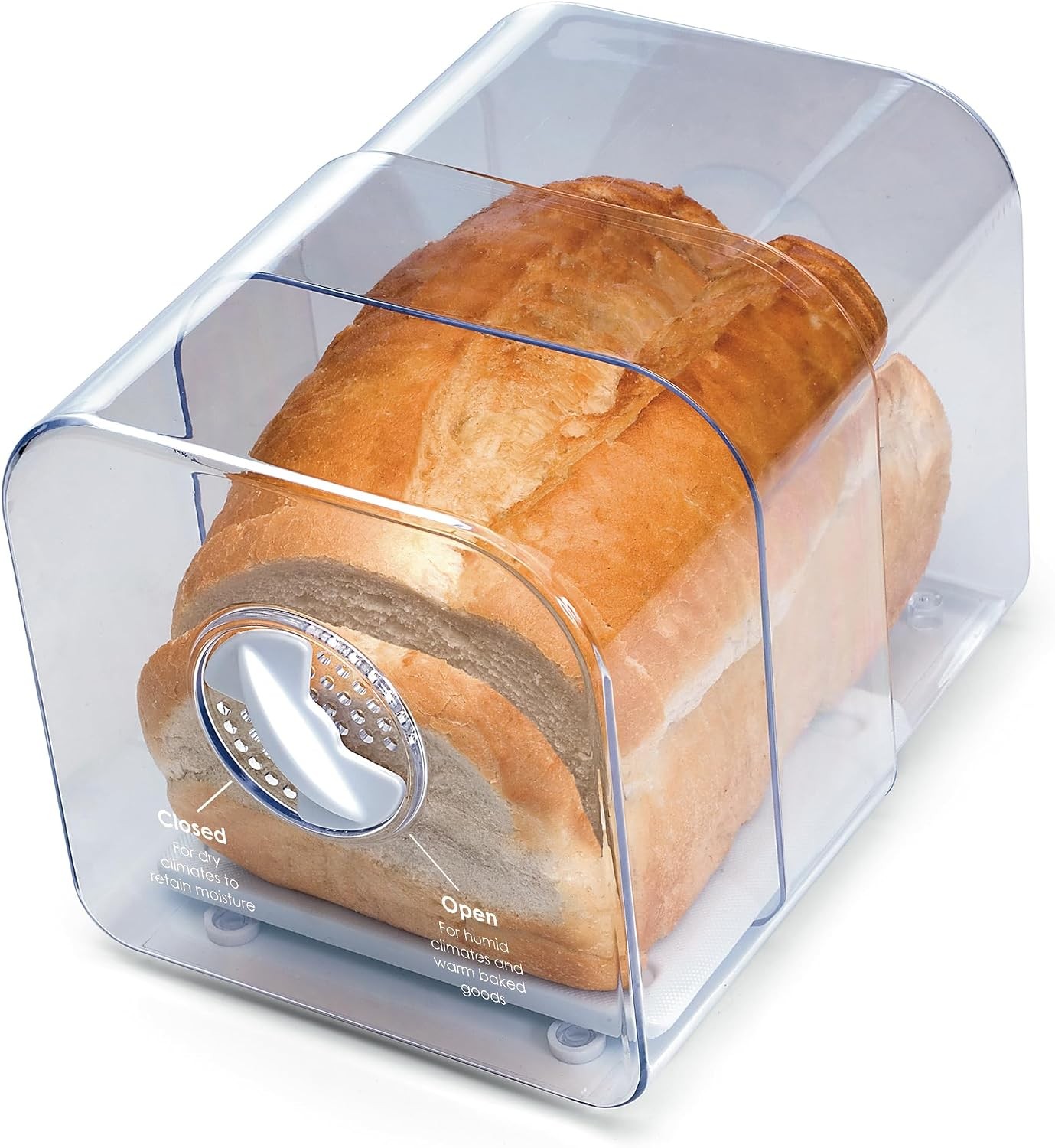 Prep Solutions Expandable Bread Keeper with Adjustable Air Vent (Pack of 1)