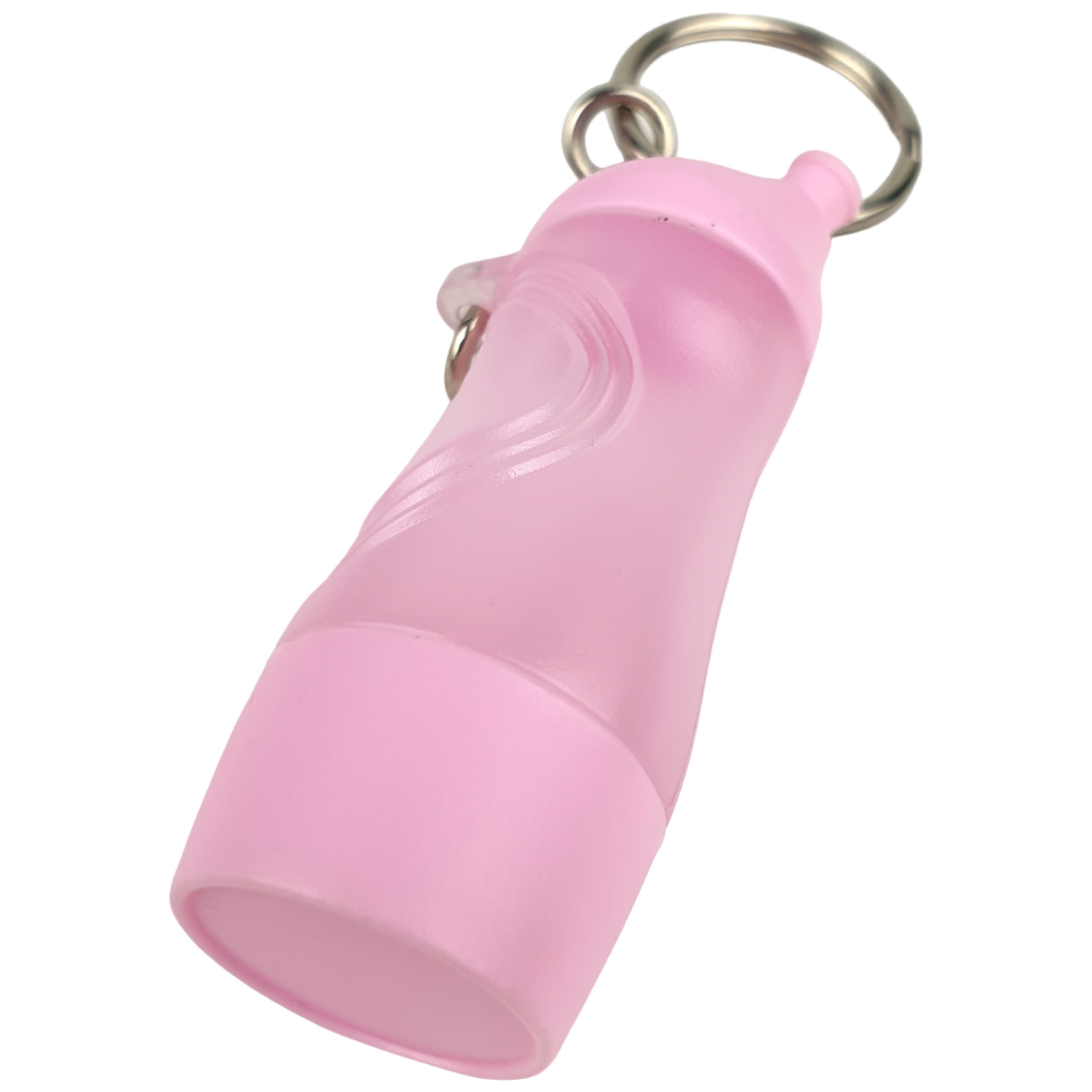 Tupperware SPORTS BOTTLE Key chain Key ring NEW Set X 2 USA Light Pink 92829 Ret
