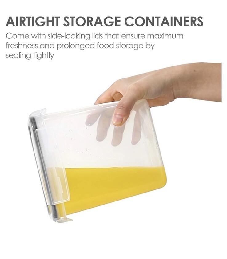 Airtight Food Storage Containers with Lids, Vtopmart 24 pcs Plastic Kitchen and