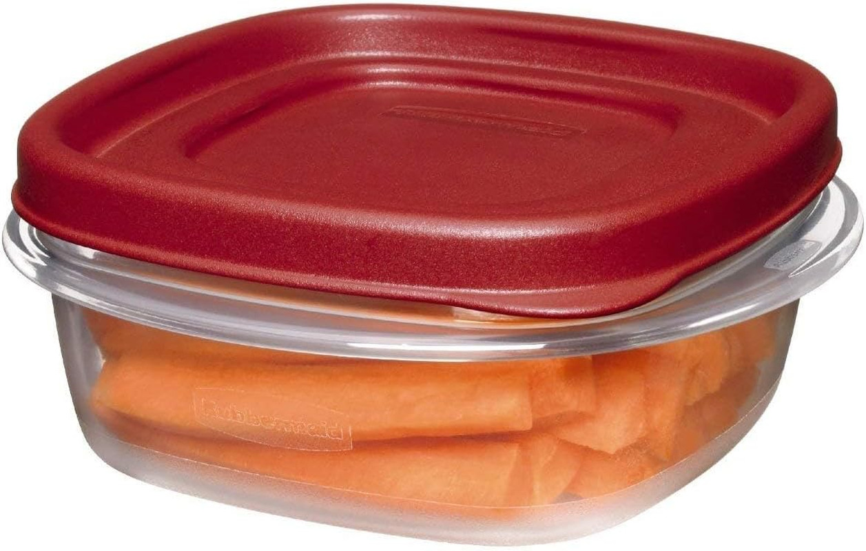 Rubber Maid Food Storage Containers, 1.25 Cup Food Storage Containers, 9 Peic…