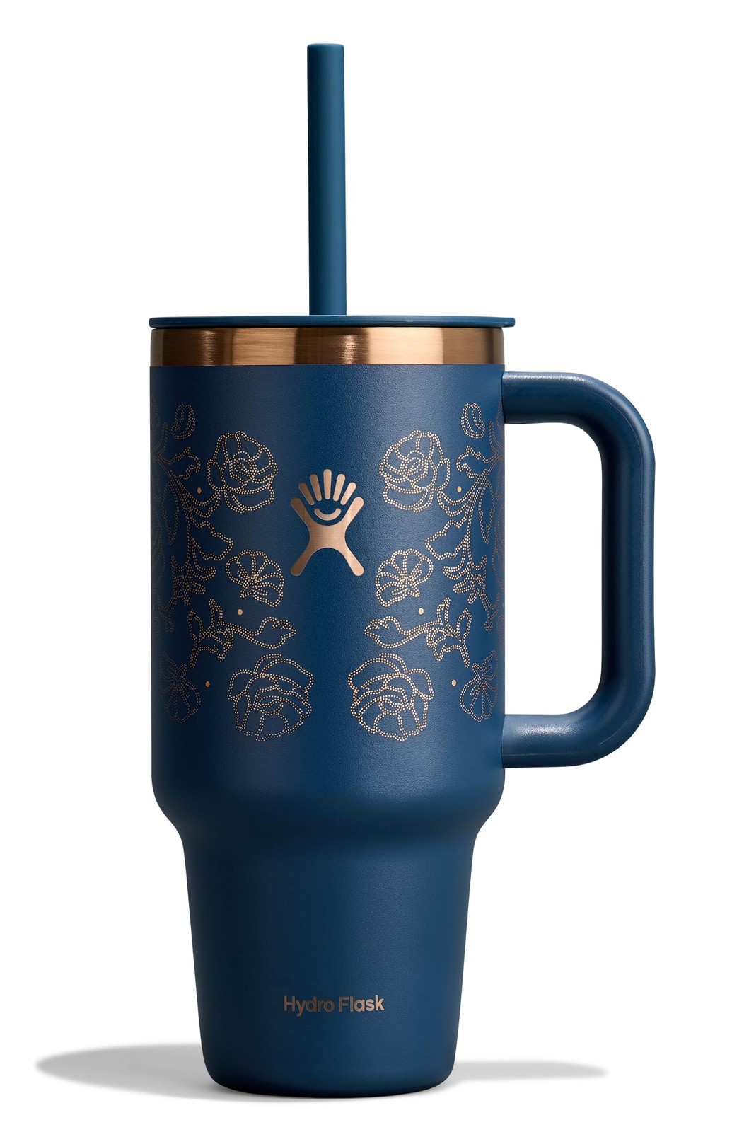 Hydro Flask 32 Oz Travel Tumbler Handle Lid And Straw – Insulated Stainless