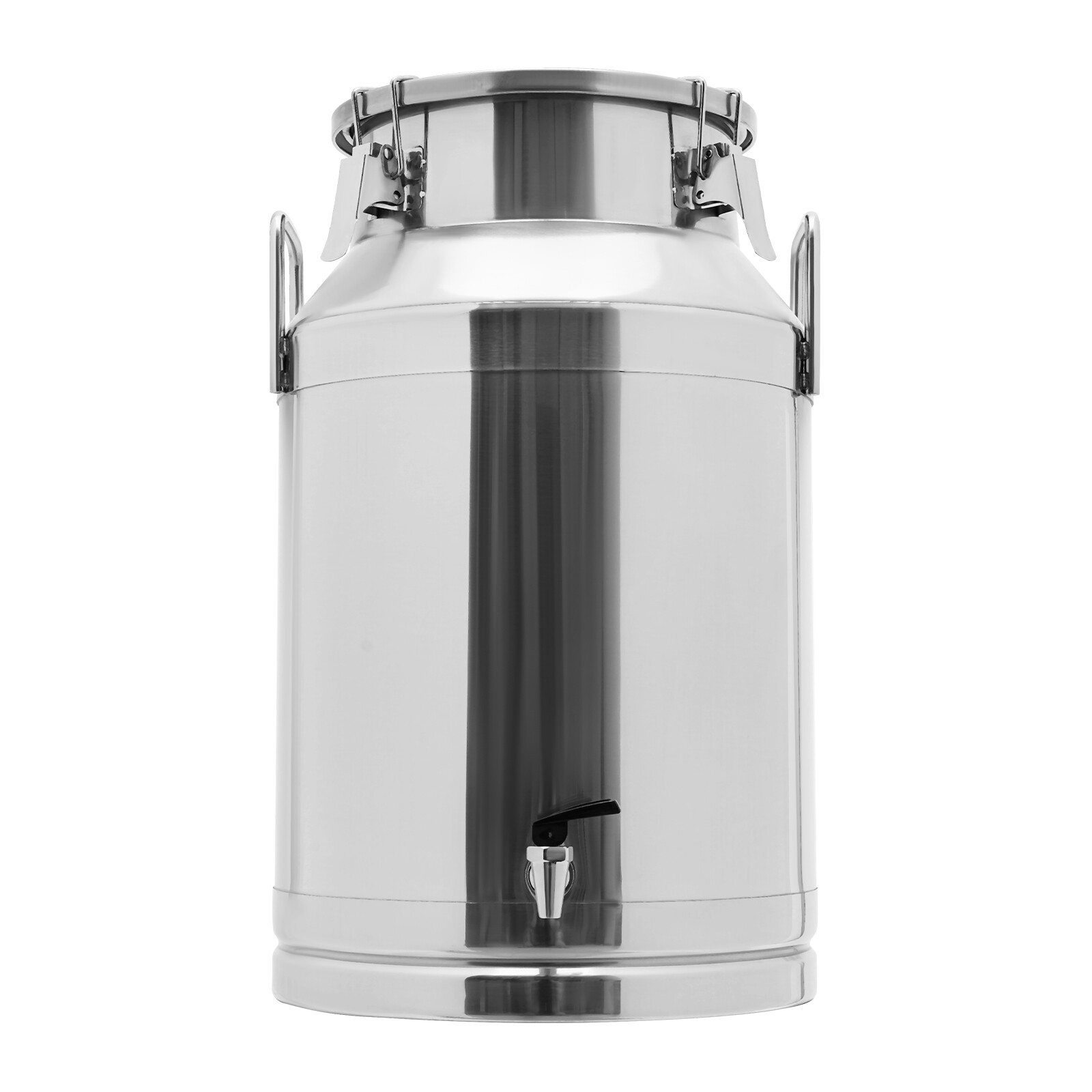 201 Stainless Steel Milk Jug Milk Can with a Faucet Sealed Bucket 40L/10.57Gal