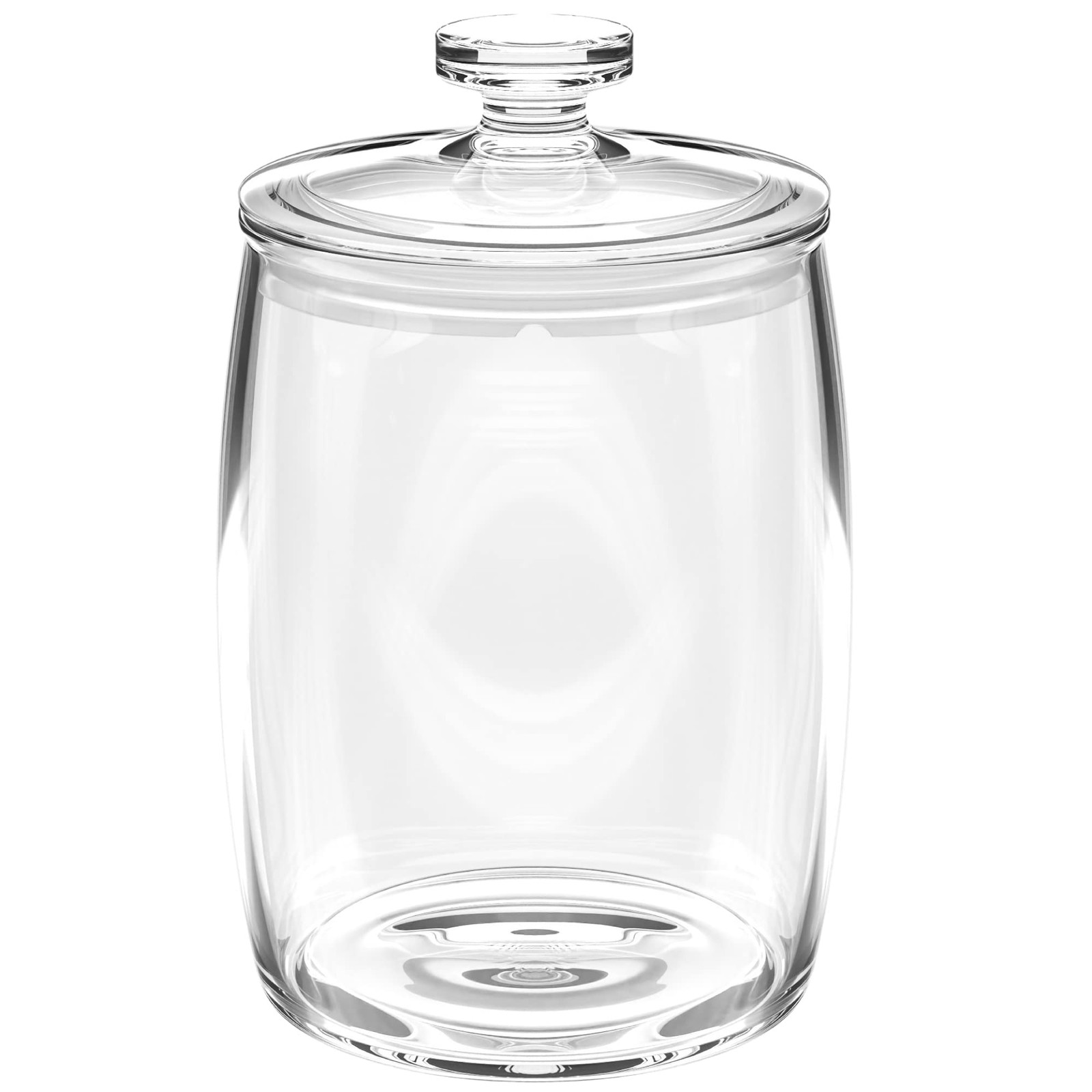 Amici Home Arlo Glass Canister 76 Oz Clear Airtight Food Storage Jar Small