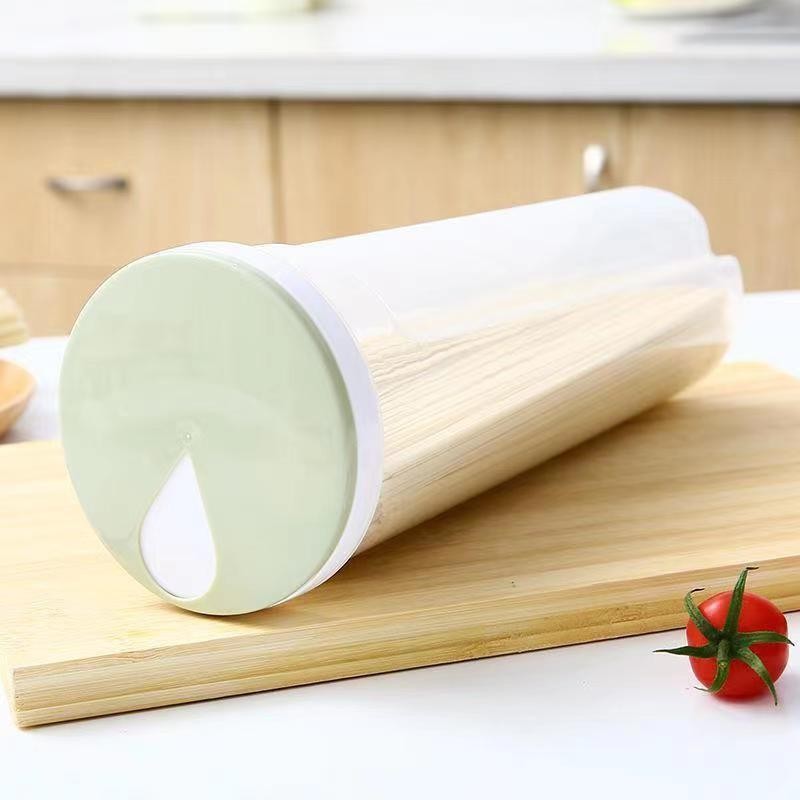 Food-grade Noodle Storage Can with Dividers for Kitchen Organization