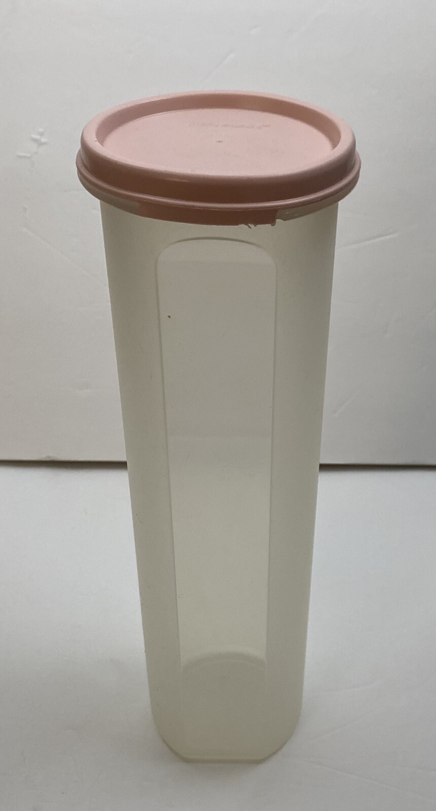 Tupperware 1661 Modular Mates Spaghetti Pasta Keeper & Pink Lid