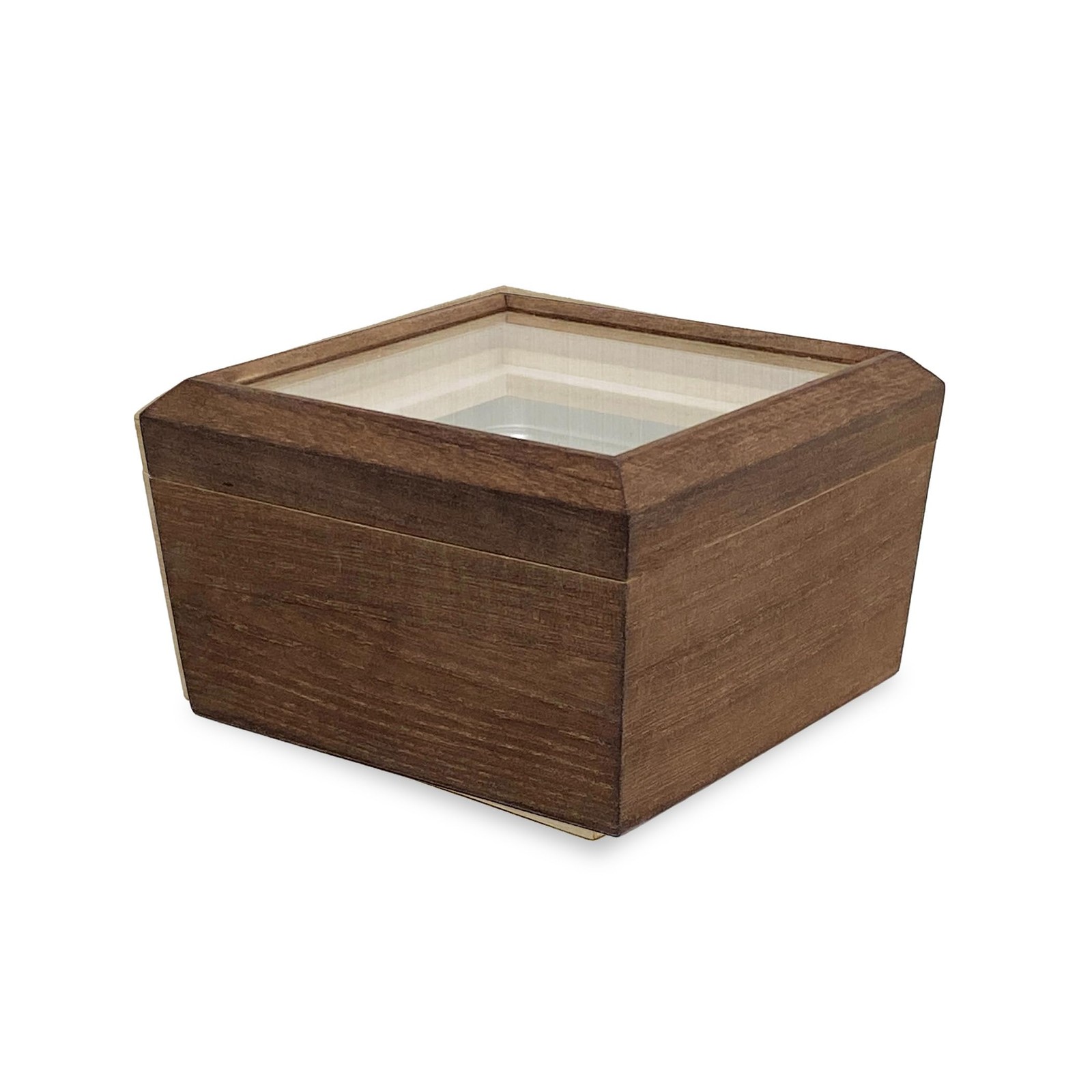 Kiri Food Canister Black Taper 125 Window Model Japan