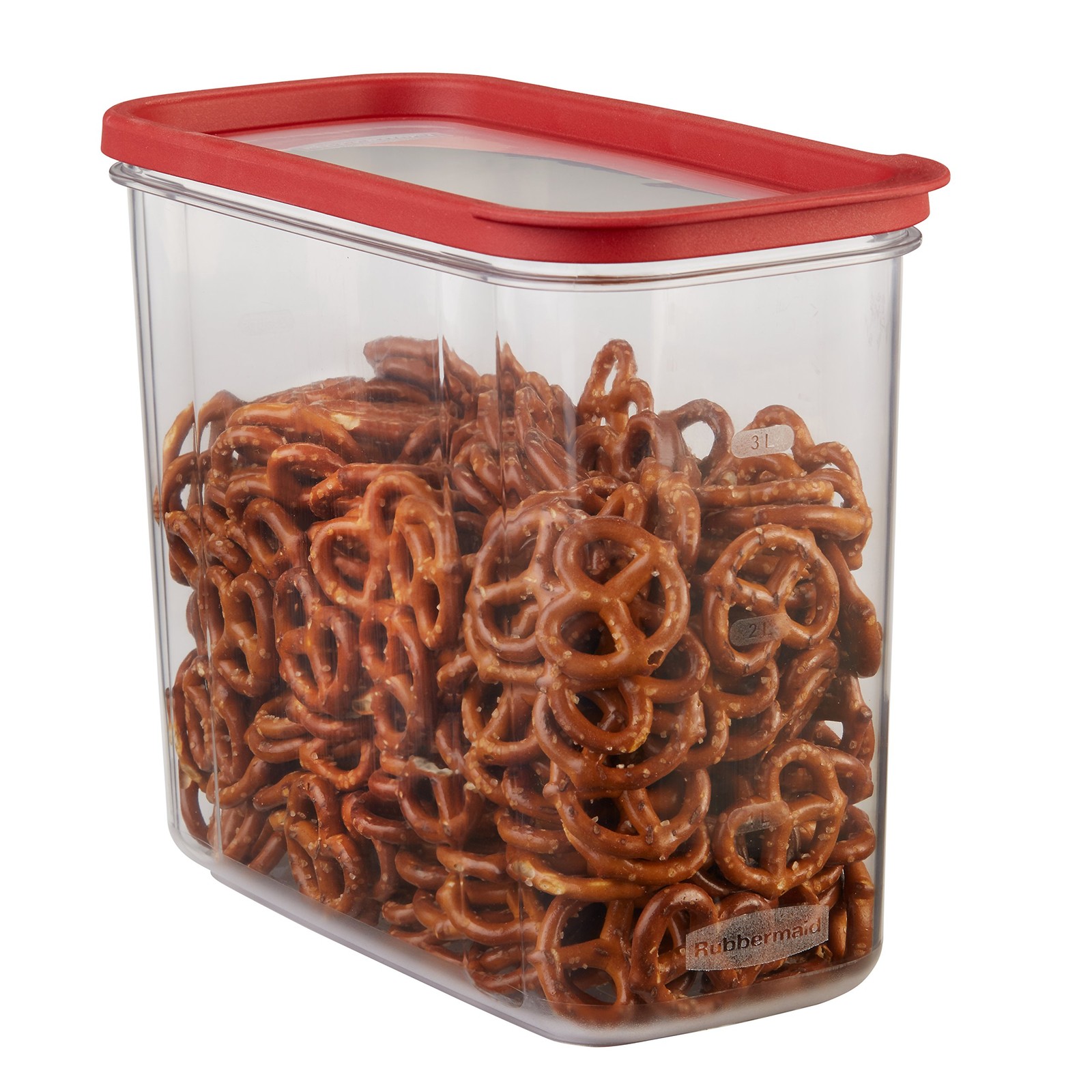 Rubbermaid 16-Cup Modular Dry Food Storage Zylar Container,Clear 16-cup, Clear