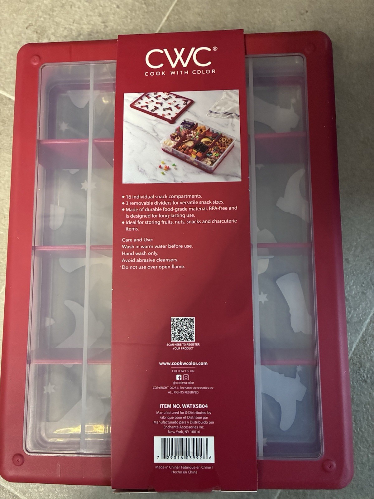 Cowboys Boots Red Rec Snack Box 16 Individual Compartments Western Party Texas