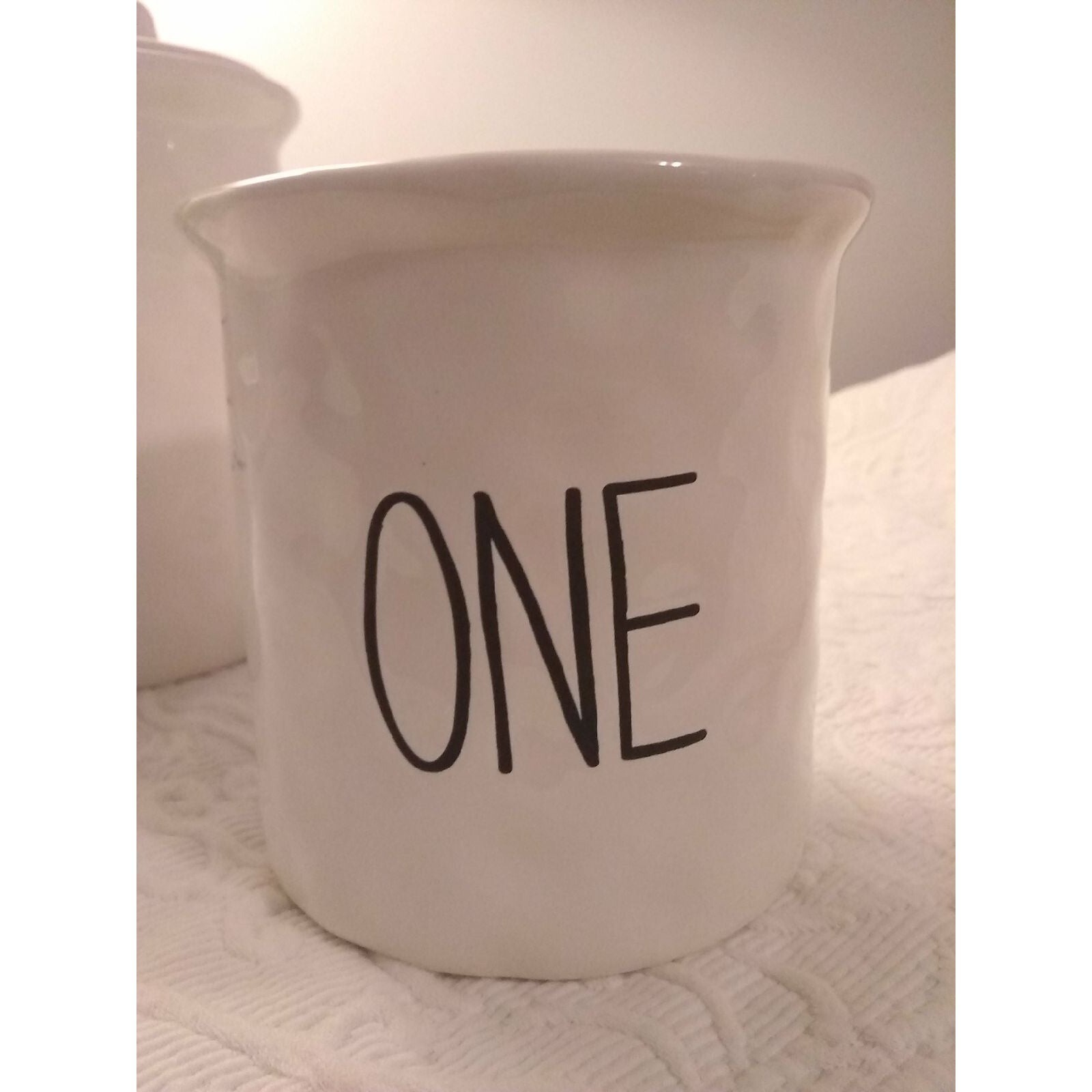 2015 Mud Pie One (no lid) & Three lidded storage cookie treat organize canisters