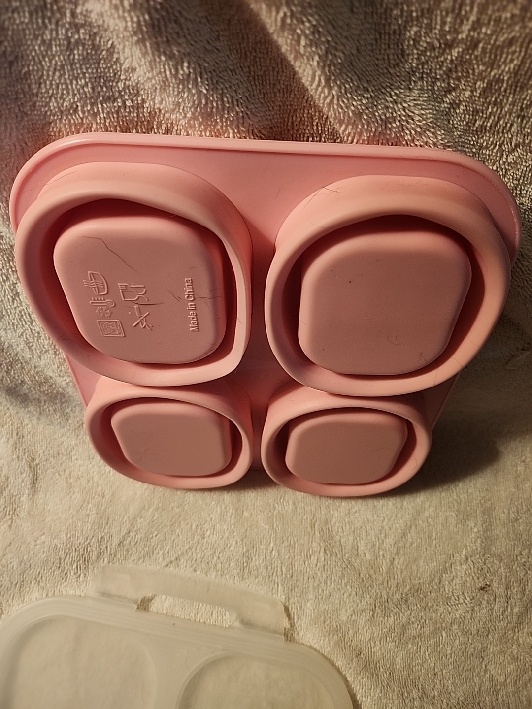 Crofton Portion Perfect Collapsible Meal Kit Pink 4- 1 Cup Compartments