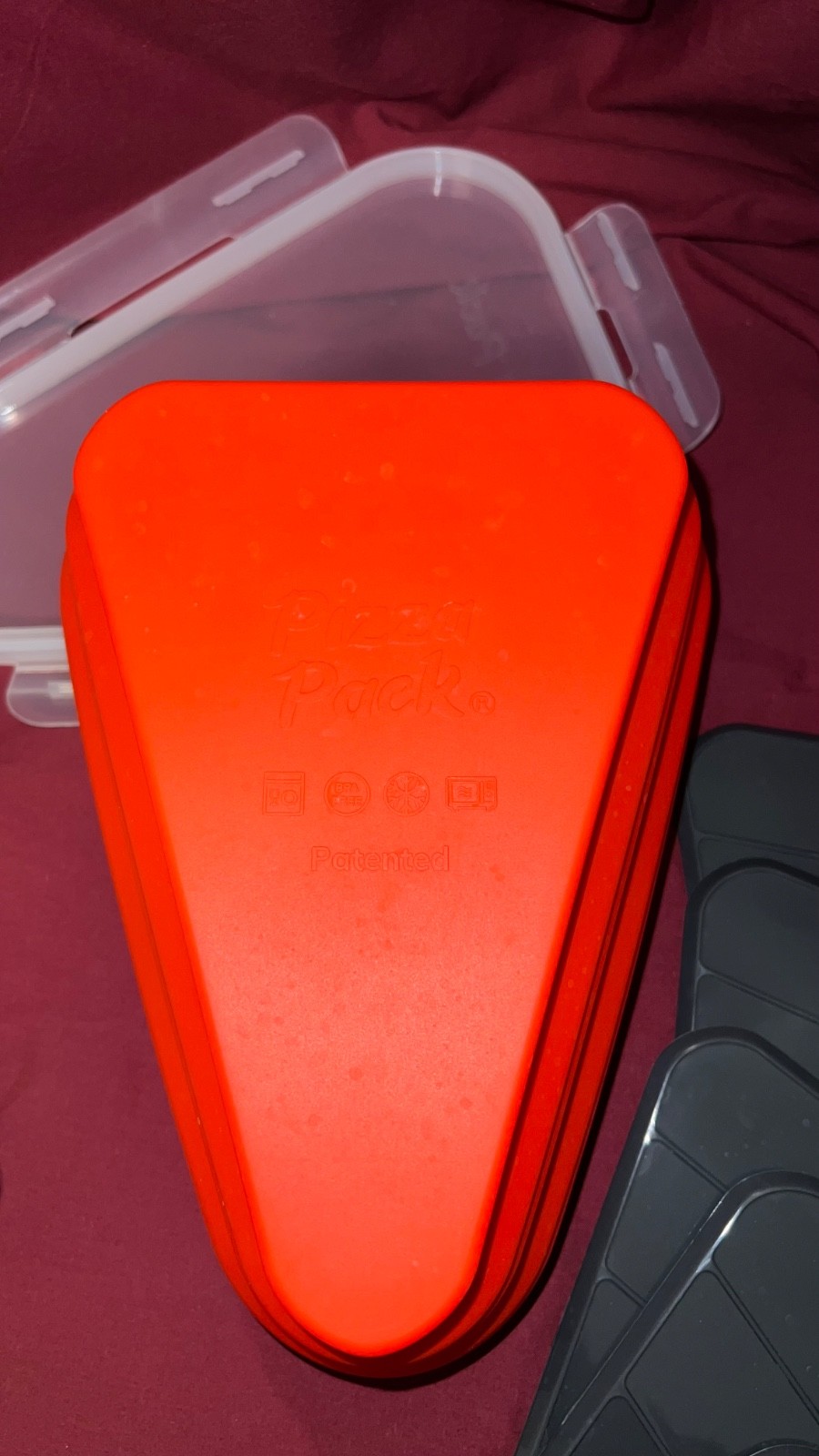 Pizza Pack Storage Container Reusable Foldable Portable Microwavable