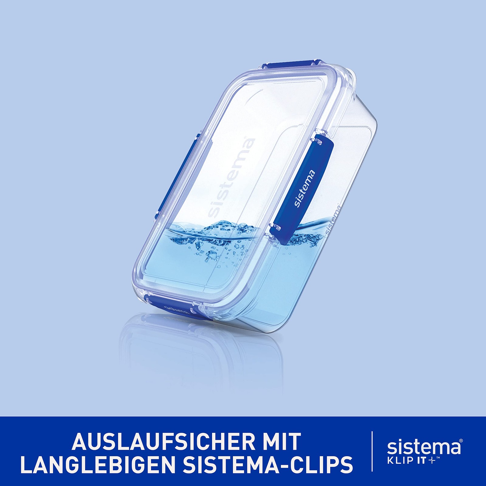 Sistema KLIP IT PLUS Leakproof Food Storage Containers | 1 L | Airtight & Sta…